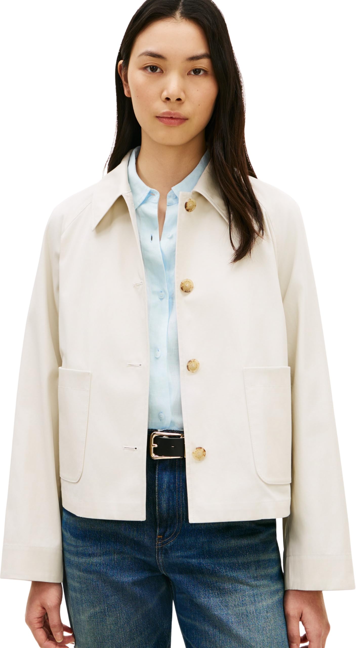 Tommy Hilfiger Damen Cotton Short Jacket Ww0ww49585 Andere Jacken (1er Pack)