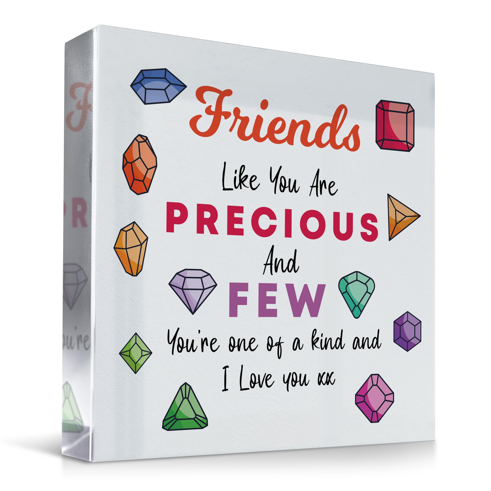 Red Ocean For Best Friend Precious And Few Plaque Special For Her Him Friendship Idea Birthday Christmas Thank You Best Friend Keepsake