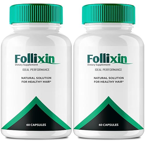 Follixin Cápsulas de crecimiento del cabello, píldoras de suplemento de salud capilar Follixin, máxima fuerza, nutre el cabello Follixin, fortalece