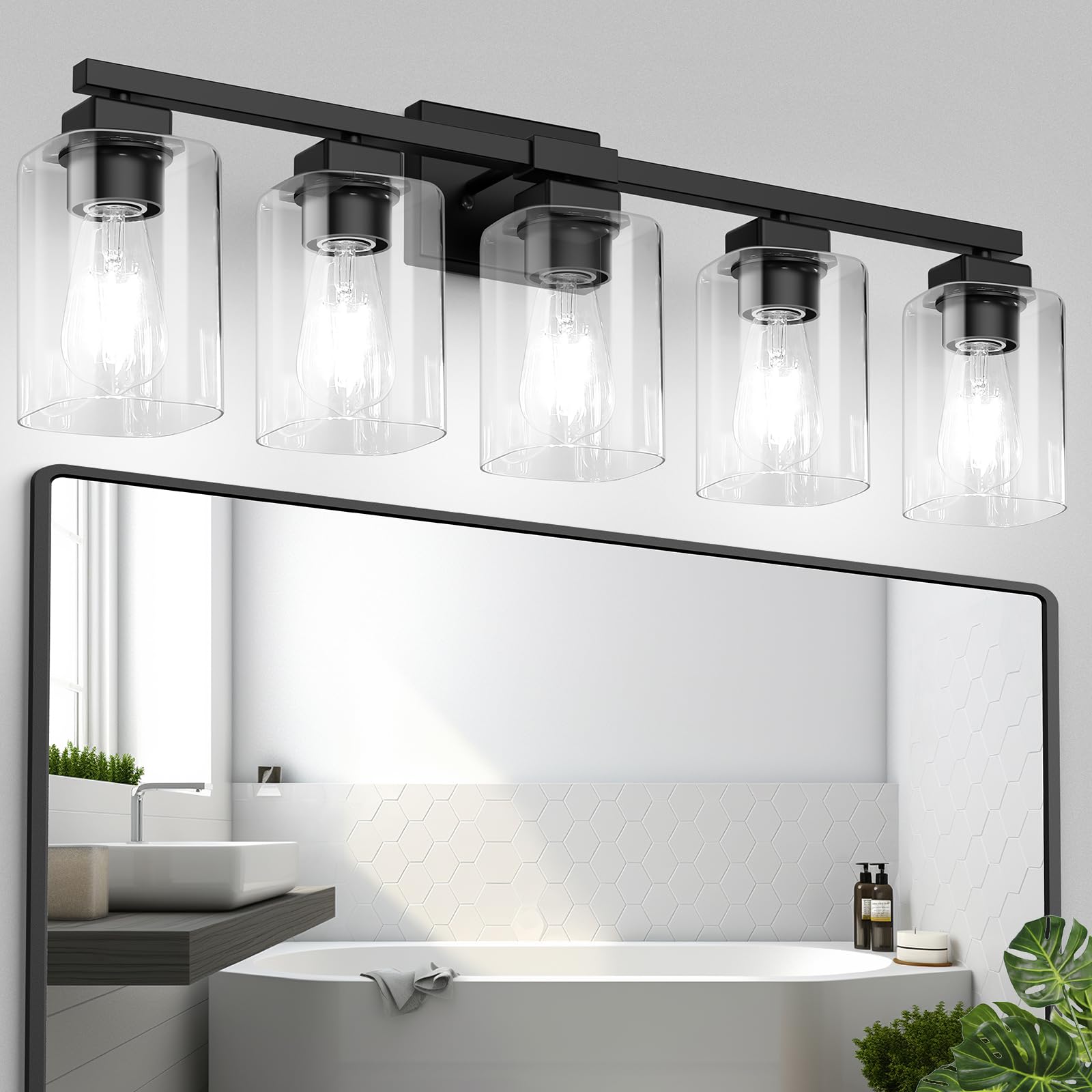 Bathroom Lighting & Vanity Mirrors With Lights | Crate & Barrel - View #7