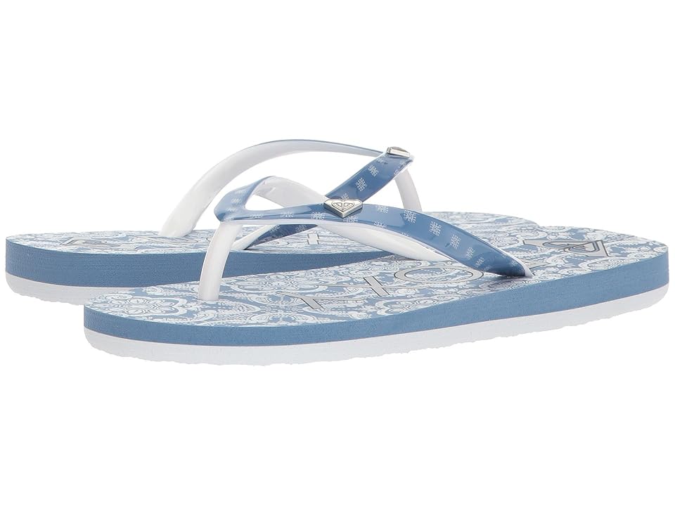 

Roxy Kids Pebbles VI (Little Kid/Big Kid) (Blue/White) Girls Shoes