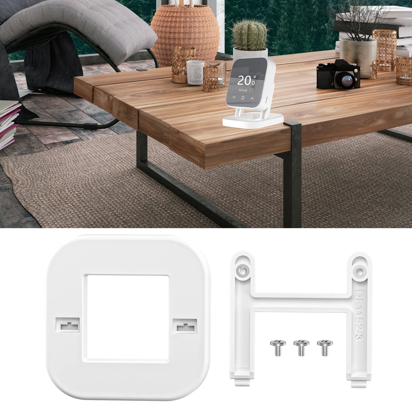 Hive Mini Thermostat Stand and Holder - Active Heating Accessory, White - Image 3