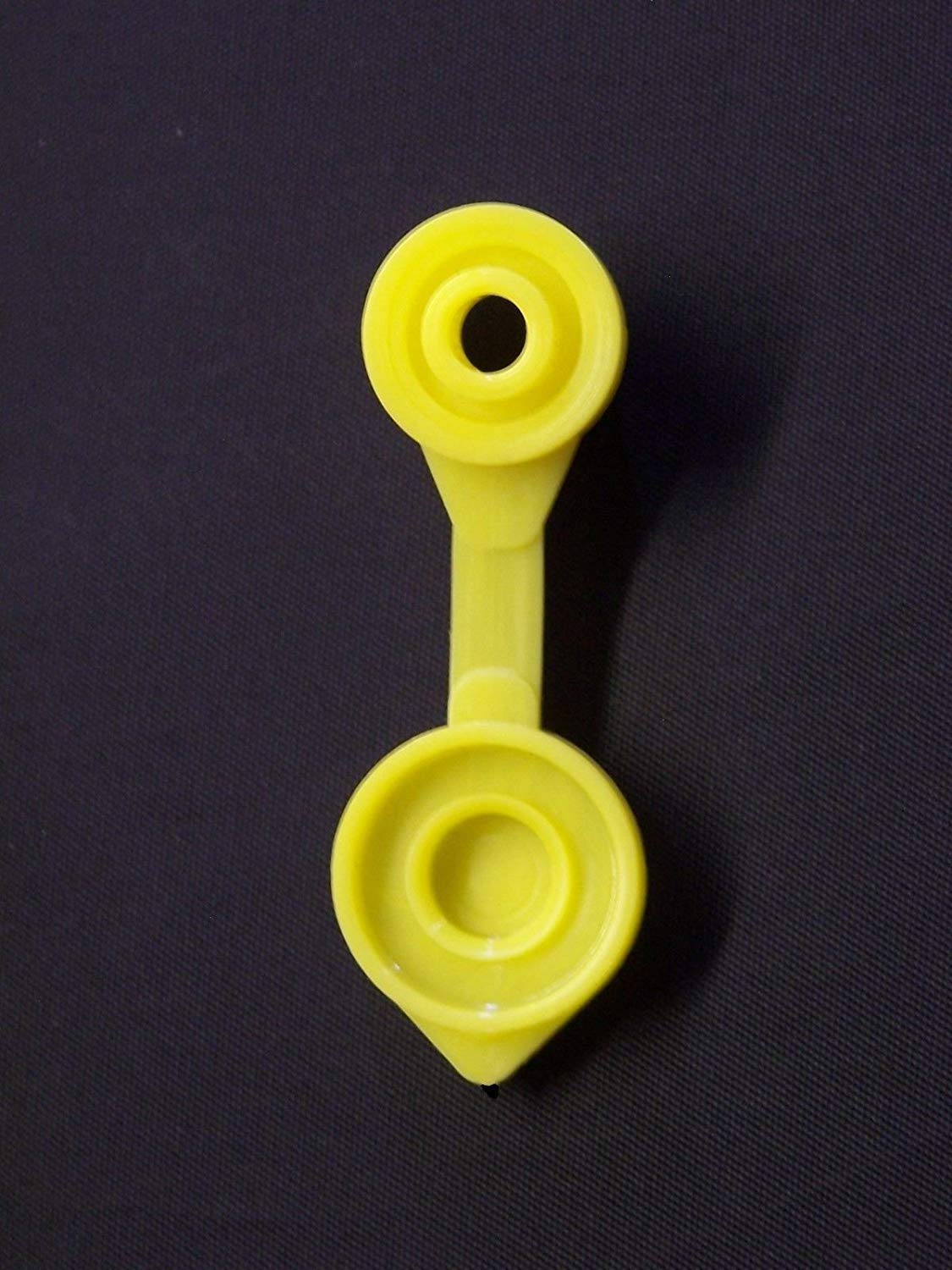 5pcs Gas Can Vents For Plastic Gas Cans - Yellow Plastic Gas Can Vent Caps, Gas Can Breather Vent Kit, Fuel Vent Caps For Gas Cans Suitable For Plastic And Metal Fuel Jugs, Gas Vent Cap