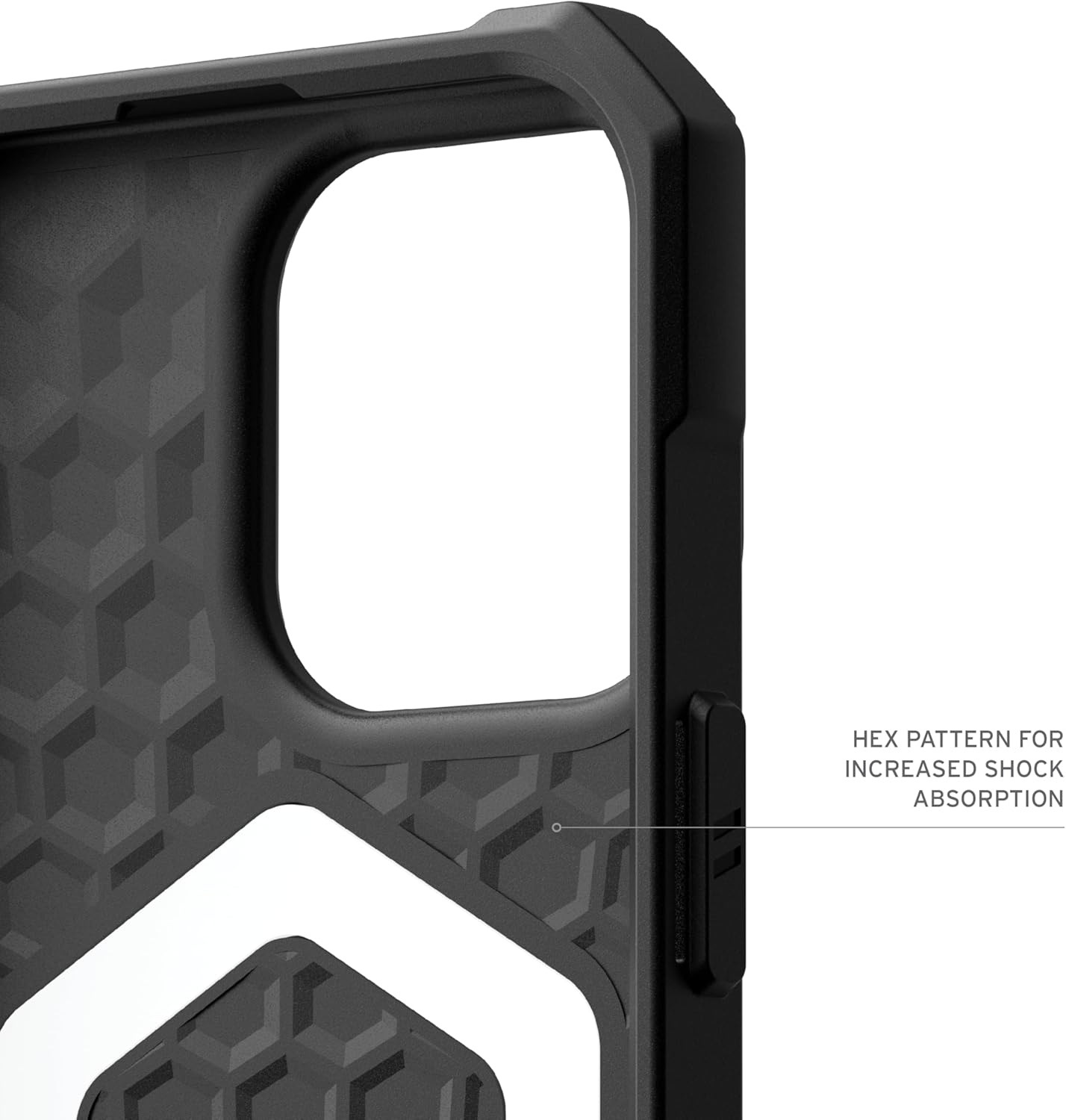 URBAN ARMOR GEAR UAG Designed for iPhone 16 Pro Case 6.3" Essential Armor - Compatible with MagSafe Charging Rugged Slim Sleek Shockproof Anti-Slip Military Grade Protective Cover, Black - Image 7