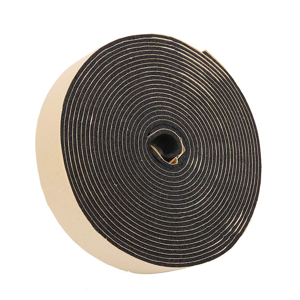 Cinta de Espuma, for Accesorios de Hardware Cinta Adhesiva de una Cara DIY Cinta de Sellado de Espuma autoadhesiva Cinta de Tira de Esponja for Aire Acondicionado, Armario, Armario