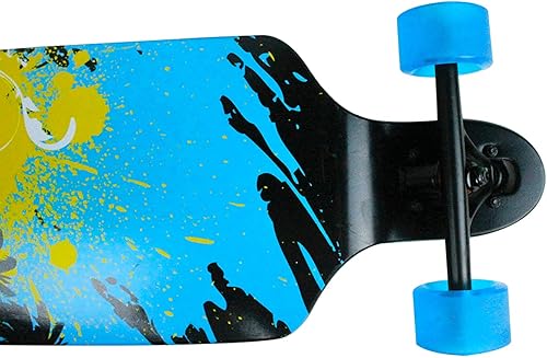 Miniatura 2 de Paradise Longboard Drop Through Complete Cruiser - Monopatín Sun Splash, 9.75 x 39.75 pulgadas