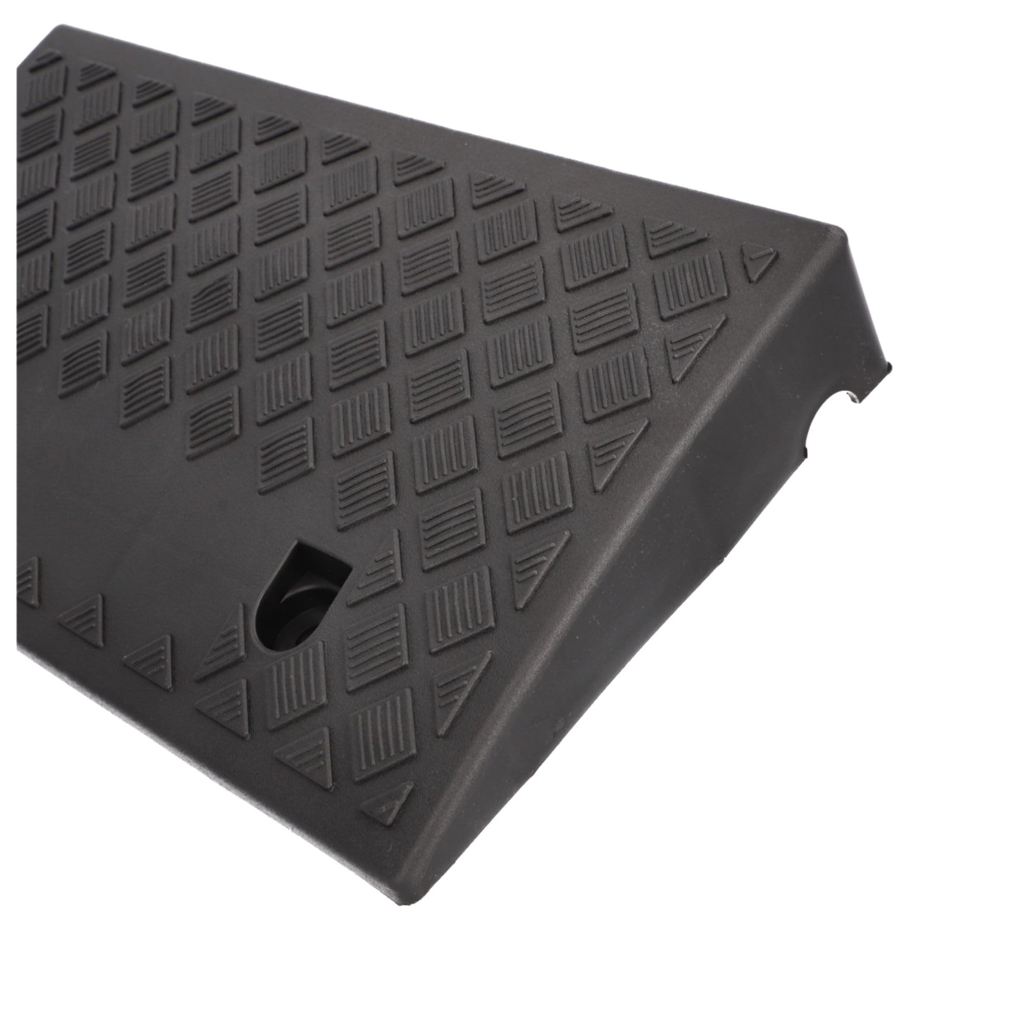 cartrend Juego de 2 rampas portátiles para Silla de Ruedas para Coche, Moto, Silla de Ruedas, Andador, Color Negro