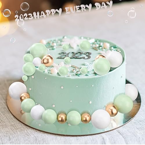 Miniatura 171 de 108 bolas para decoración de tartas, decoración de cupcakes, globos de espuma para hornear pasteles, boda, aniversario, decoración de cumpleaños