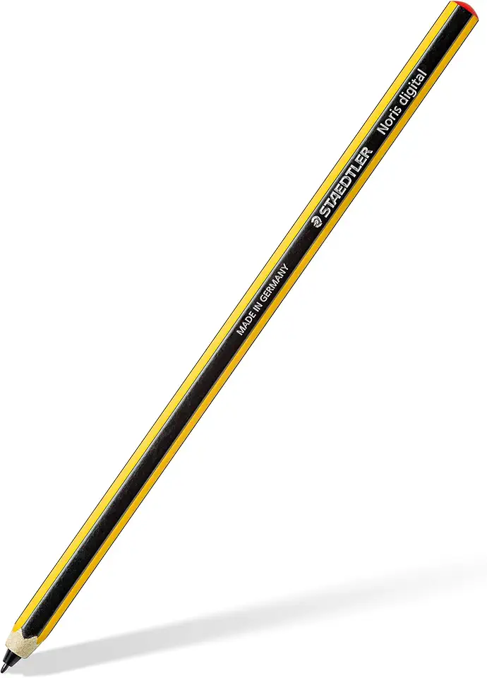 STAEDTLER Noris Digital Classic EMR Stylus, ponta de 0,7 mm, 4096 níveis de pressão, sem carregamento - amarelo