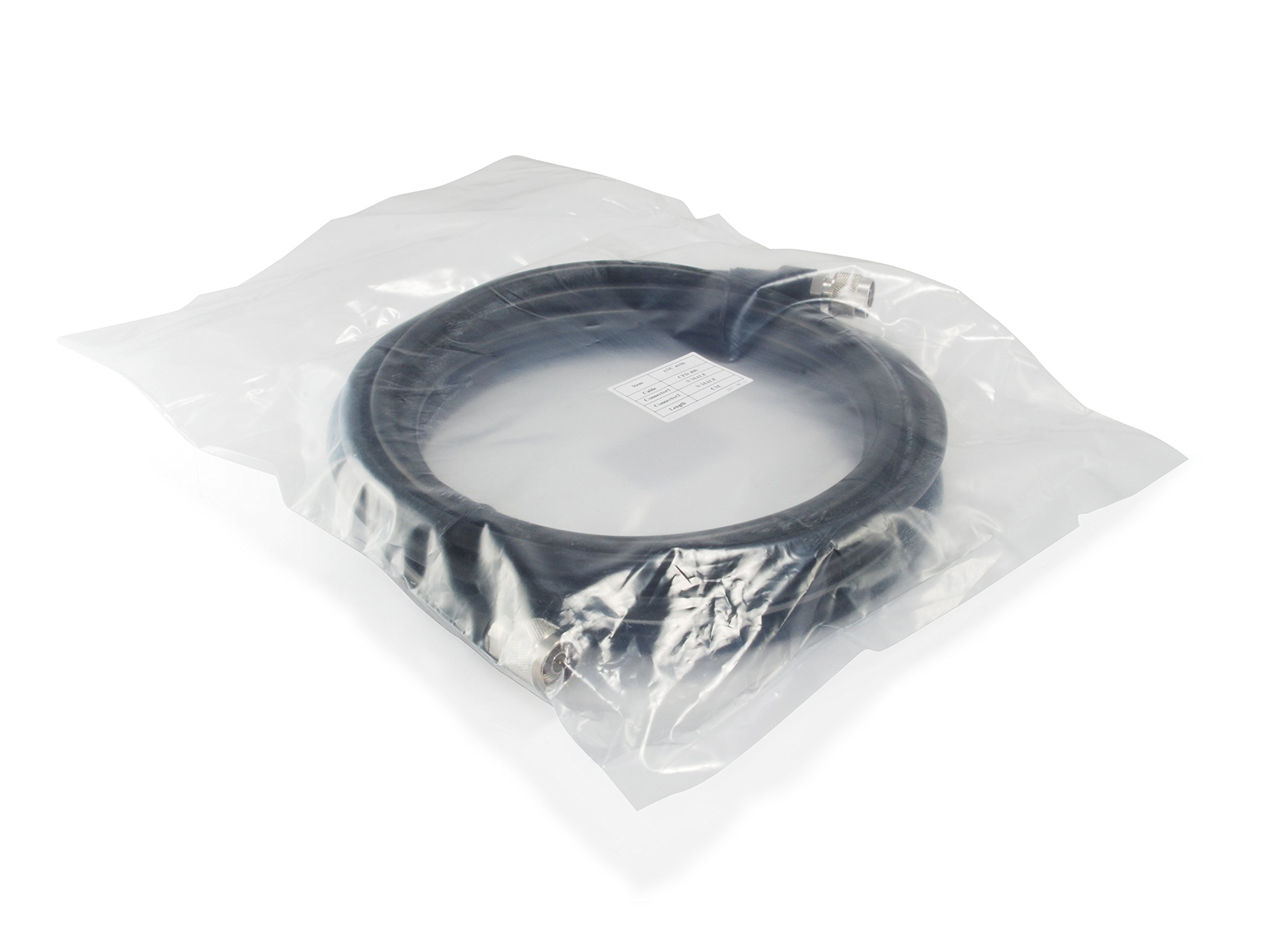 LevelOne anc-4150 Coaxial Cable – Black 5 m Coaxial Cable (Straight, Straight, cfd-400, 5 M, Male to Male, Black)