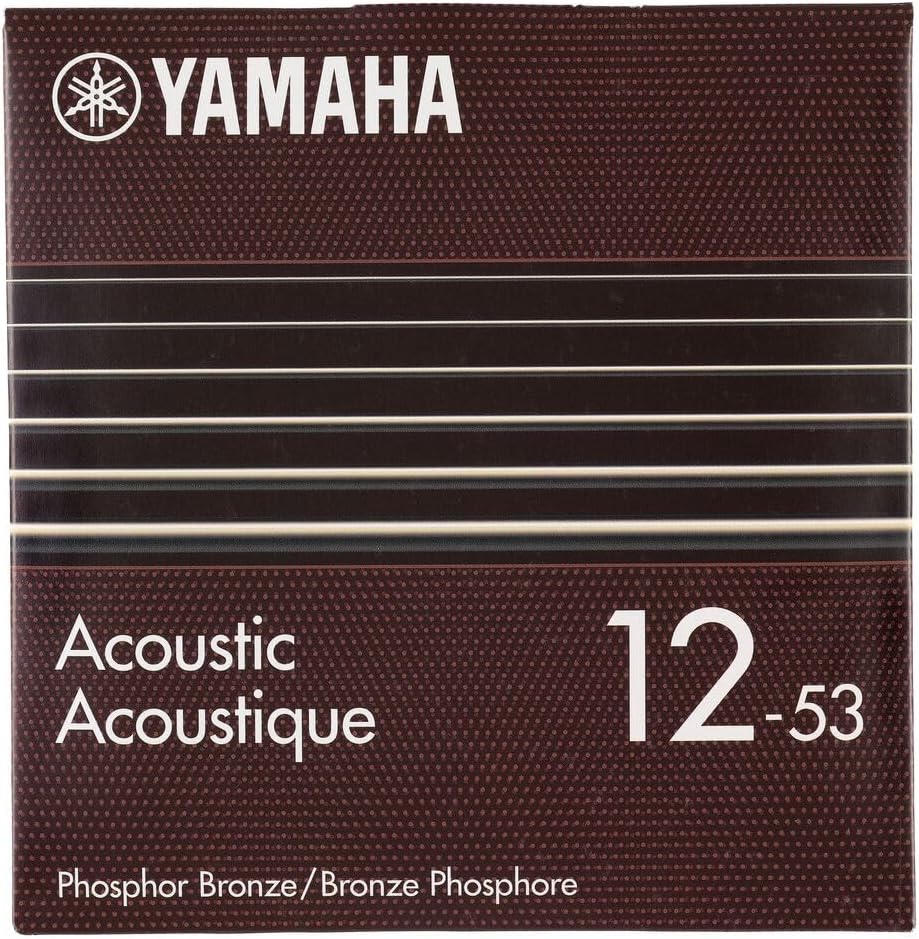 YAMAHA SA12P Acoustic Guitar Strings – Light (012-053), Phosphor Bronze