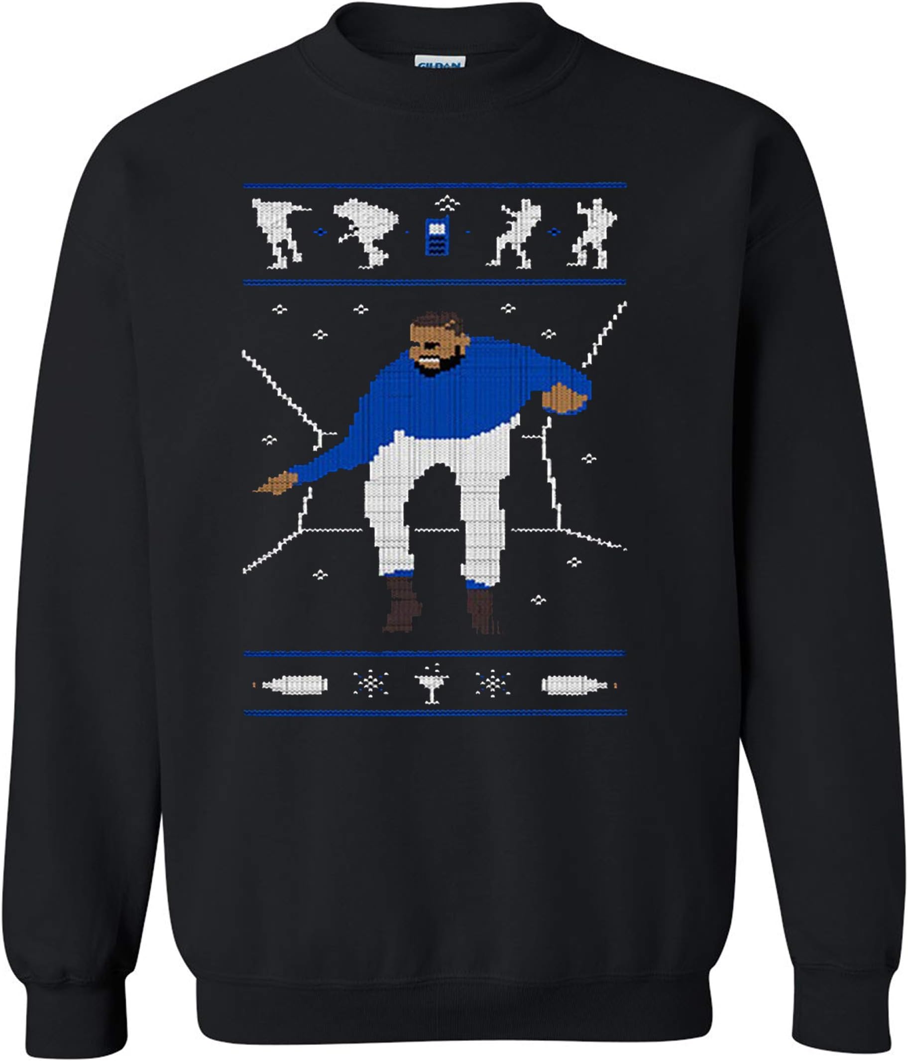 Gawx TeeChristmas Drake Dance Kiki Ugly Christmas Heavyweight Crewneck Sweatshirt