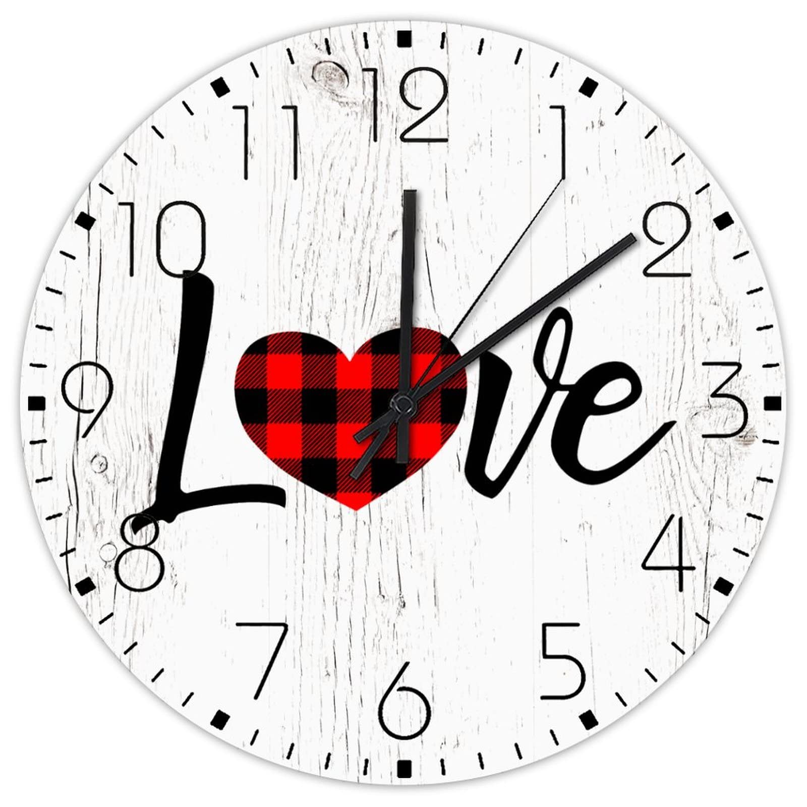 Horloge murale en bois pour cheminee et decoration de cafe chaleureux