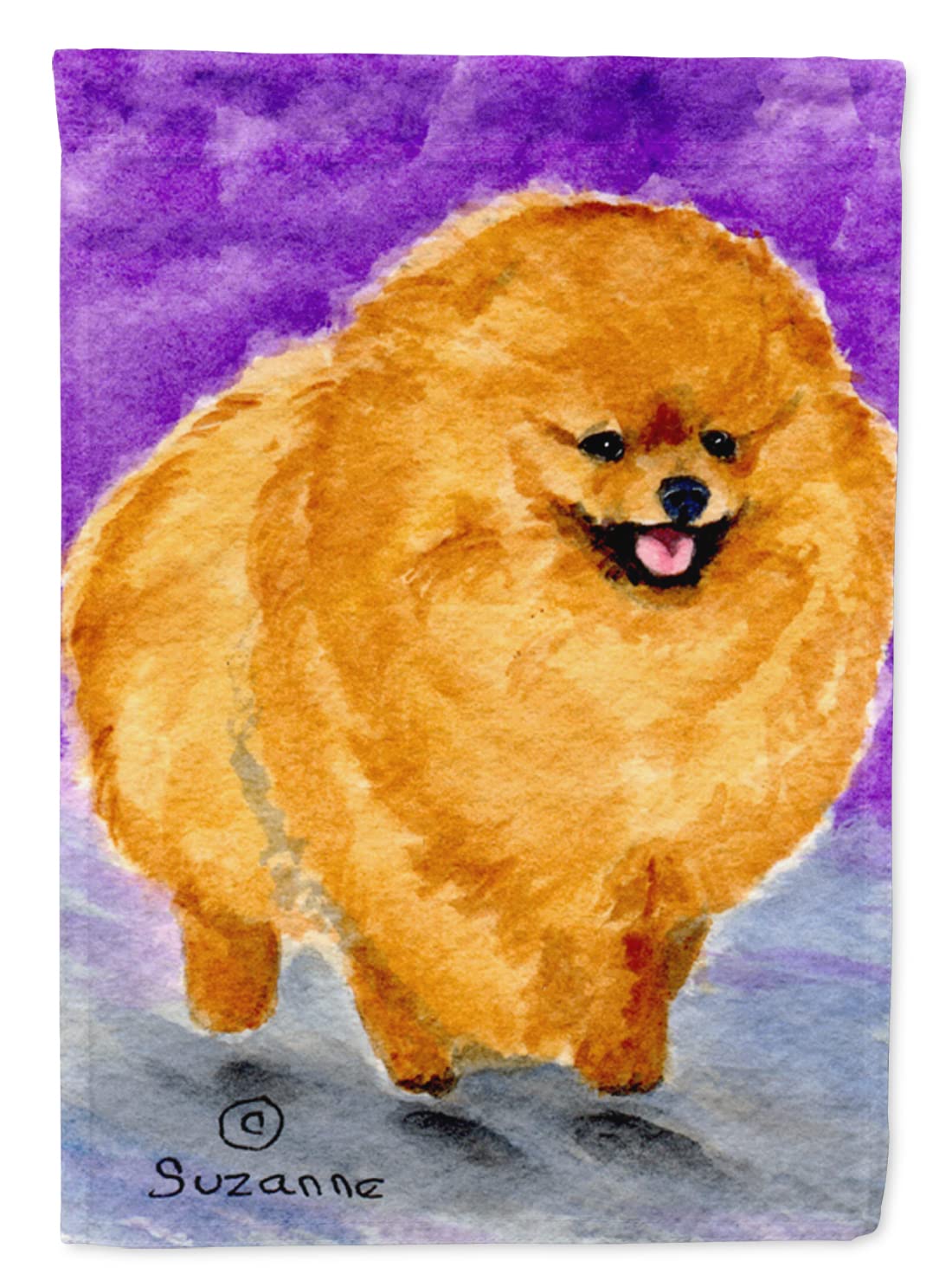 Pomeranian Flag Canvas Caroline's Treasures drapeau grand format pour maison