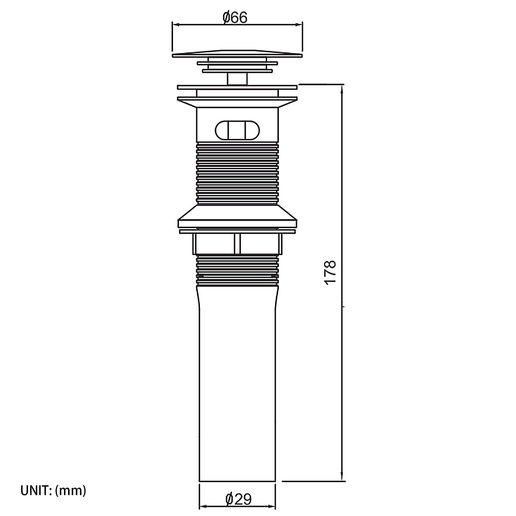 Desagüe para fregadero con rebosadero, grifo de baño, lavabo con tapón de cesta desmontable, cromo pulido