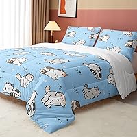 Vista 9 de Black Blue Butterfly Comforter Set for Girls Women,Boho Butterfly Sun and Moon Mandala Printed Bedding Set with 2 Pillowcases(Black Blue Twin)