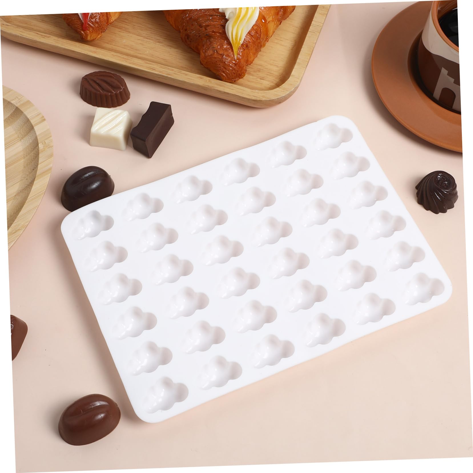 Abaodam 5pièces Moule Réutilisable Pour Bonbons Et Gelées Accessoire Multi-fonction Pour Gâteaux Et Pour Boulangeries Et Fêtes