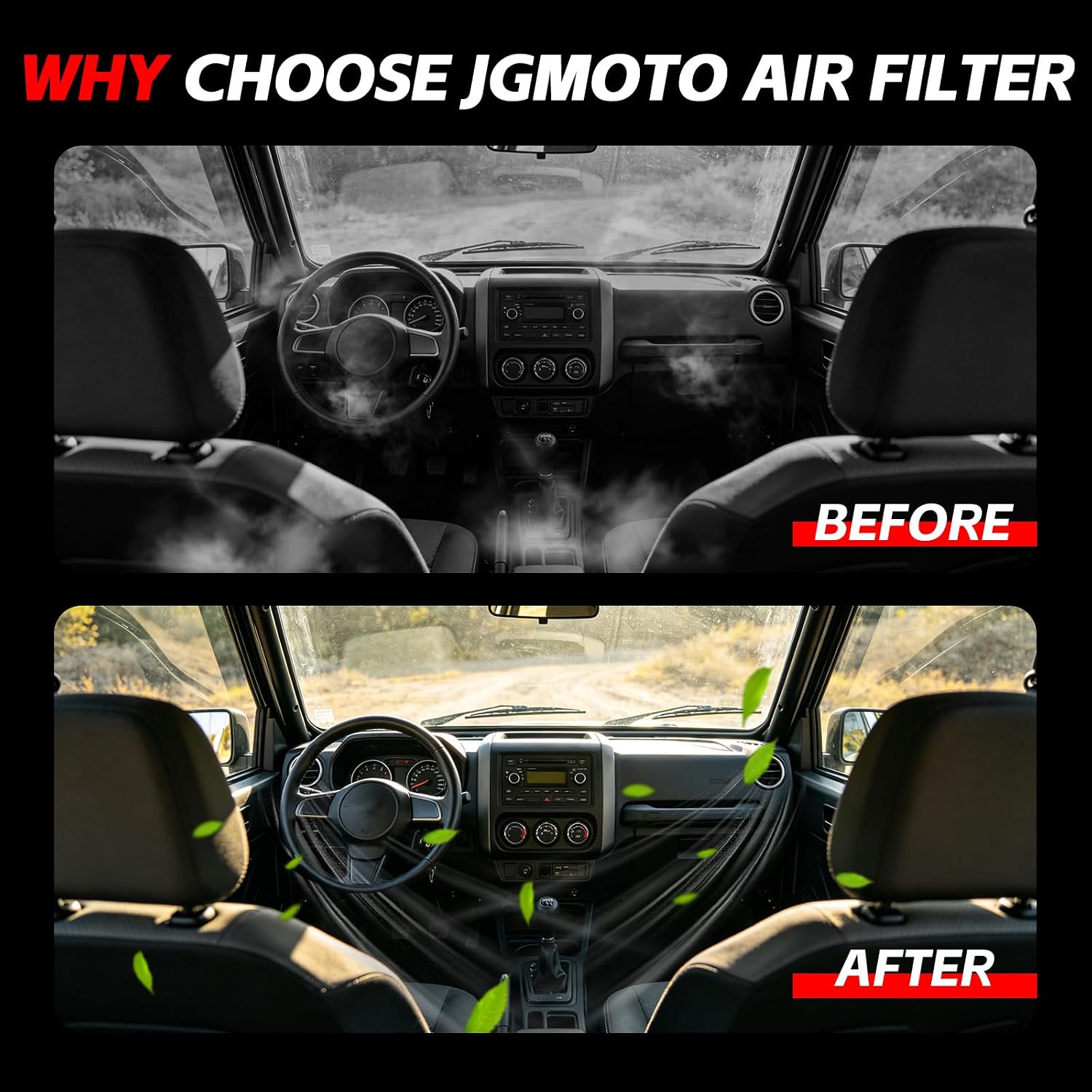 Air Filter for Hisun UTV 500 700 Axis 500 700 Massimo MSU 500 700 Coleman UT500 UT700 Bennche 500 700 Bighorn Cowboy Qlink Replace 17160-055-0000 17104-115-0000