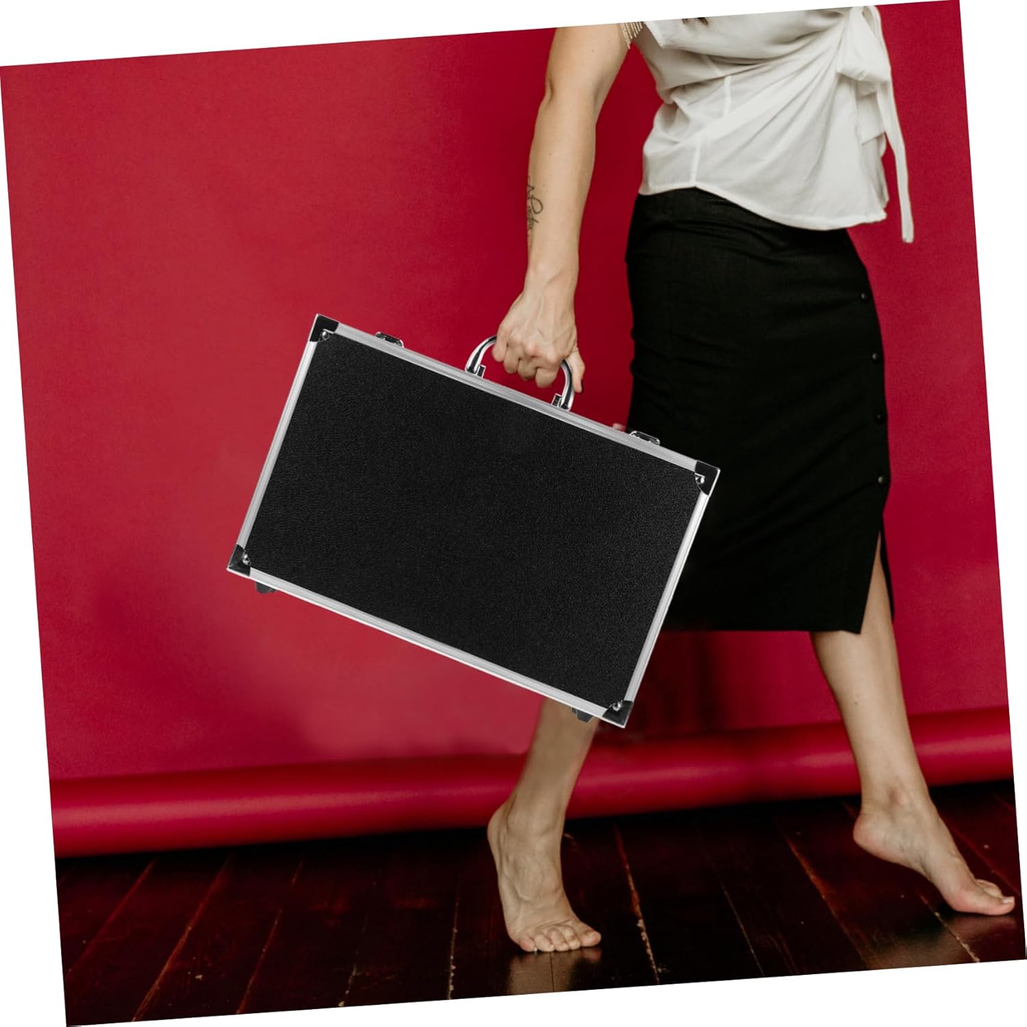 Portable Sound Card Microphone Pu Case Shockproof Recording Accessories Small Phone Microphone Box Cable Bag for Outdoor Storage