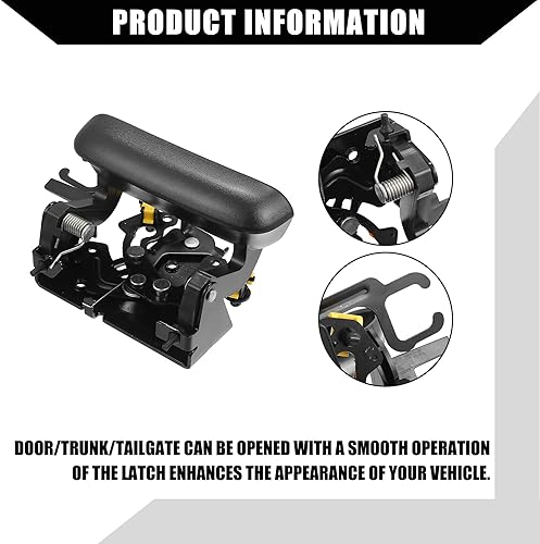 Miniatura 7 de Manija y bisel para puerta trasera de automóvil para Cadillac Escalade EXT 2002 para Chevy Avalanche 1500 2002-2006  TraseraPlástico  1 juego
