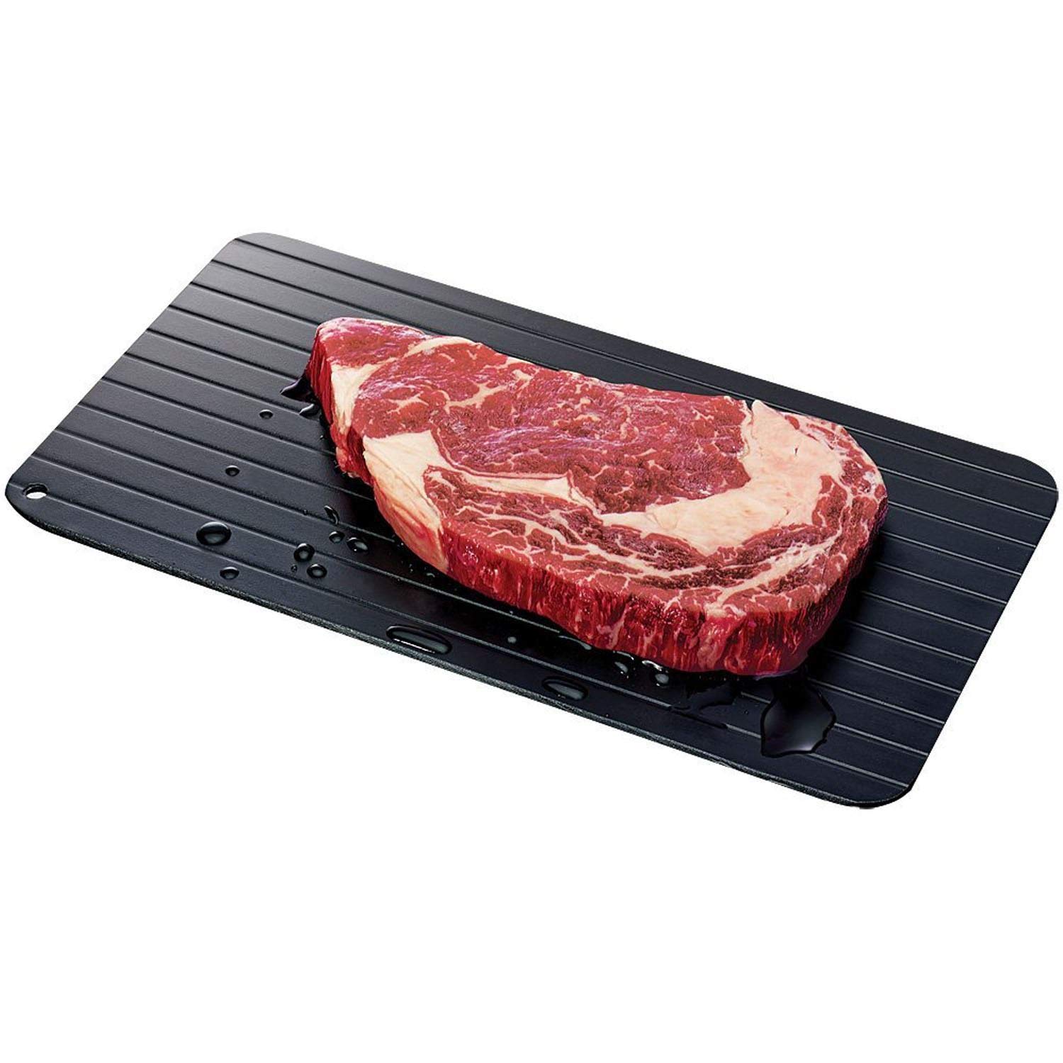 Kabalo Fast Thaw Defrosting Tray Aluminium Meat Board Quick Defrost Frozen Food Plate