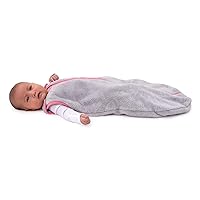 Vista 4 de baby deedee Sleep Nest Teddy Saco de Dormir para Bebé, Gris Bubble Gum, Pequeño (0-6 Mes) (168)