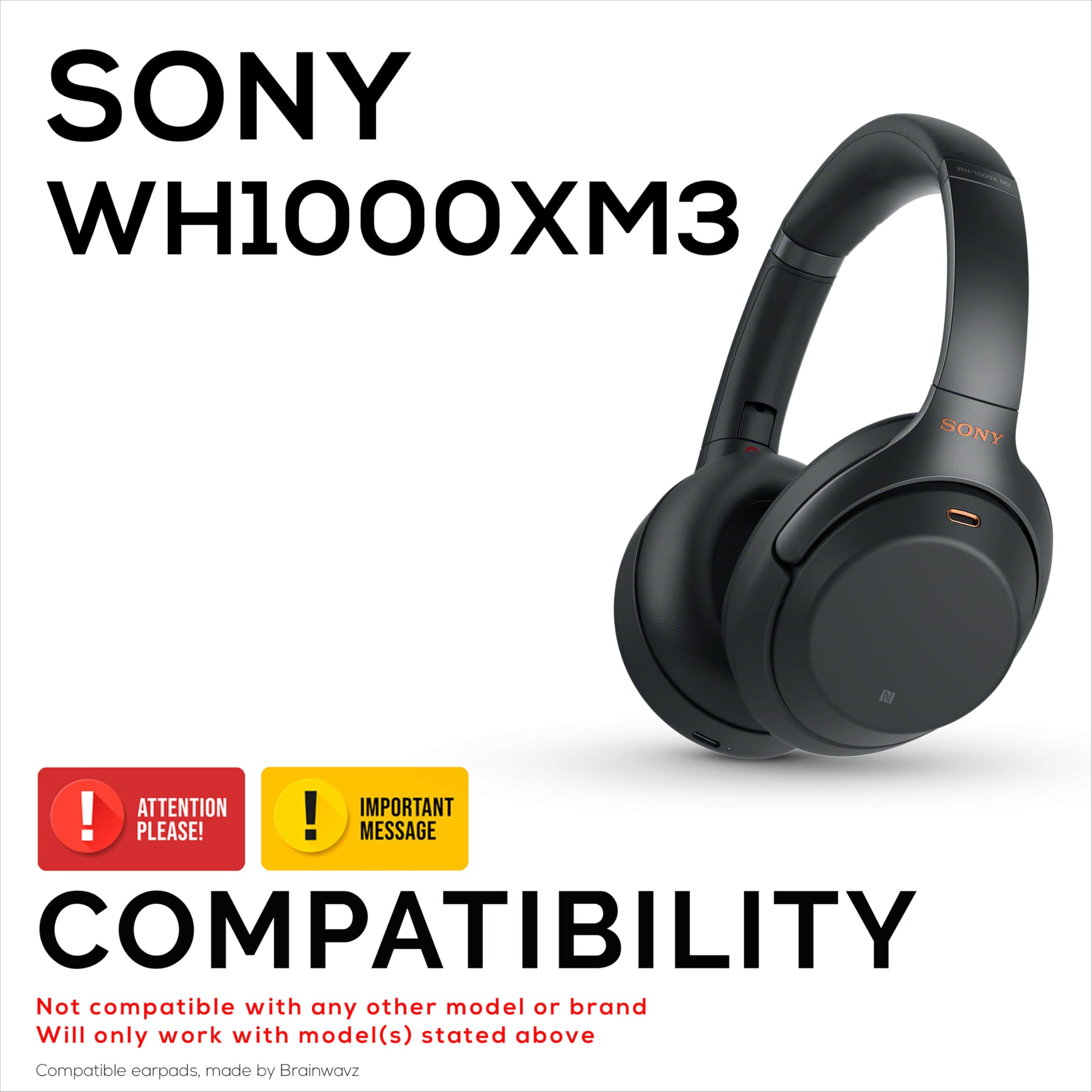 Amazon.com: Hybrid Gel Earpads for Sony WH-1000XM3 Headphones