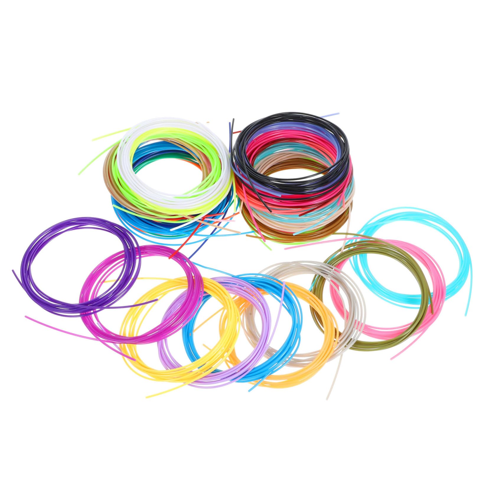 3 Juegos Consumibles De Impresión Suministros Impresora D Cables De Impresión 3d Filamento De Impresión Material 3d Suministros De Impresión Filamento Abdominal Abs 30 Rollos*3