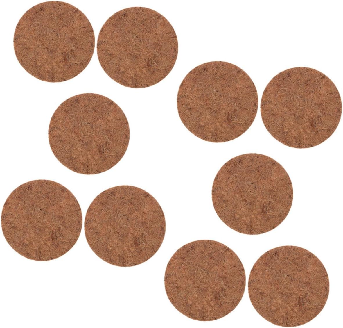 10pcs Coconut Pet Mat Pigeon Nesting Pad Chicken Coop Nesting Pads Bird Supplies Nests Box Liners for Hen Easy Clean