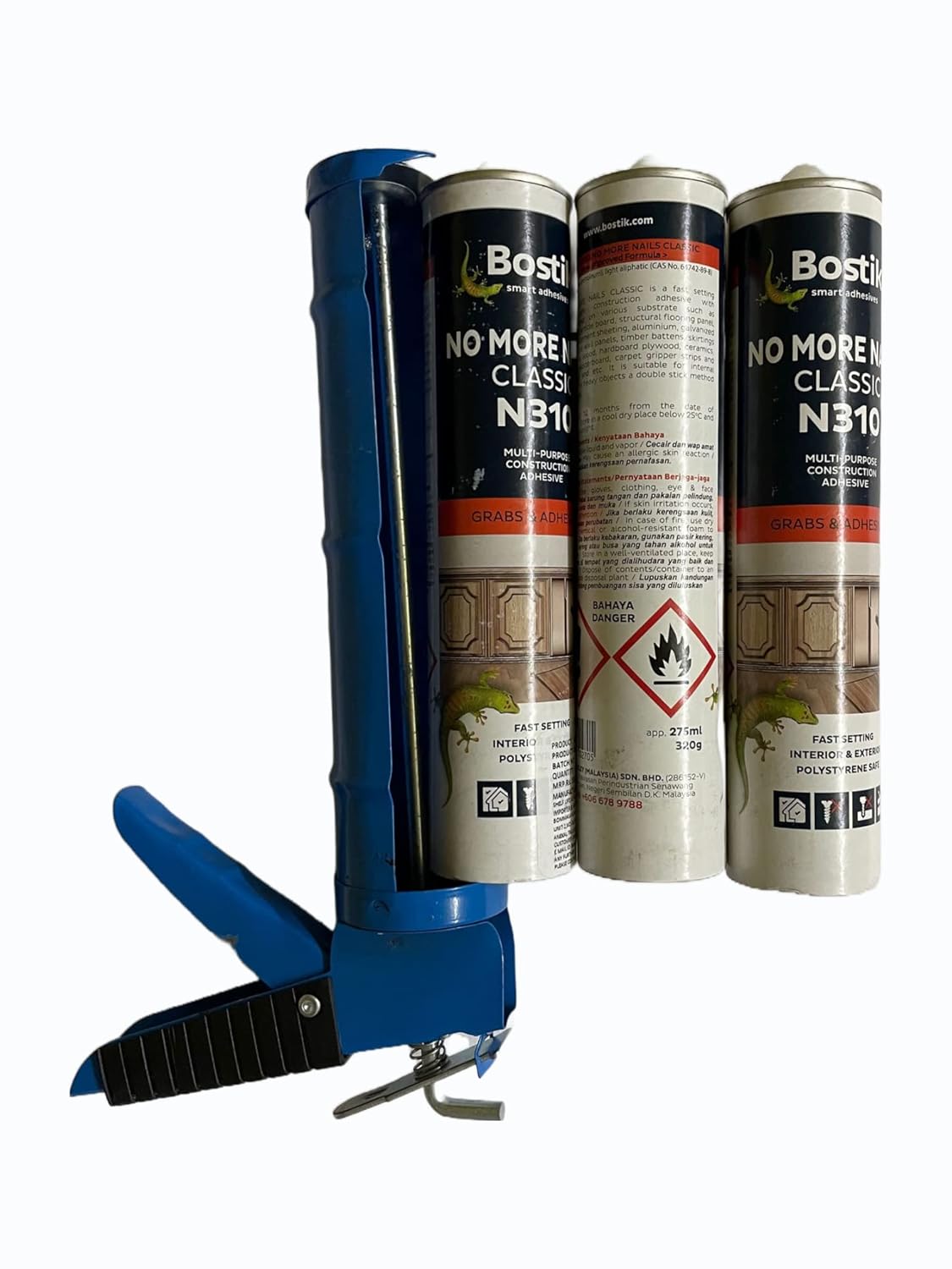 MultiPurpose Construction Adhesive by Bostik & Dispensing Gun
