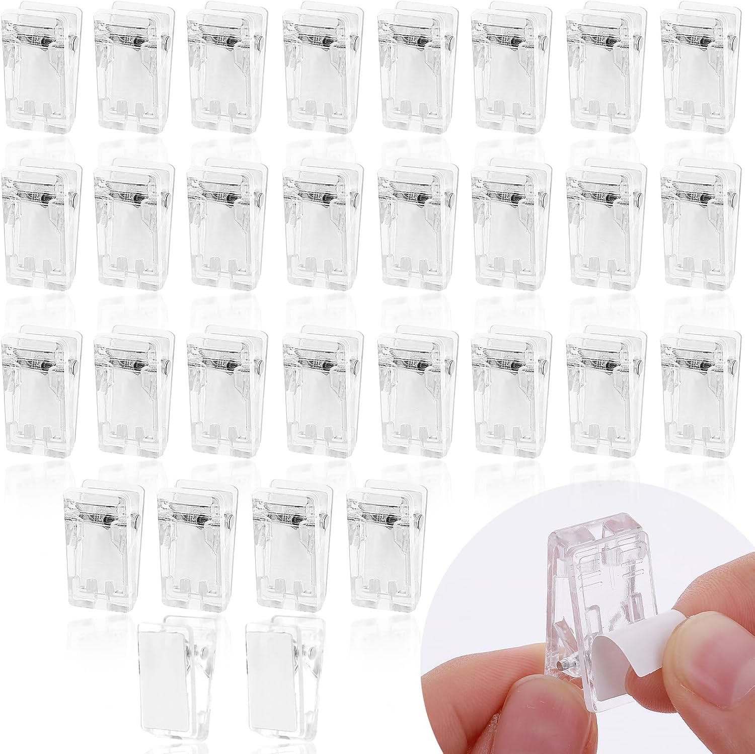 mabor-30pcs-tapestry-wall-hanging-clips-self-adhesive-wall-clips-for