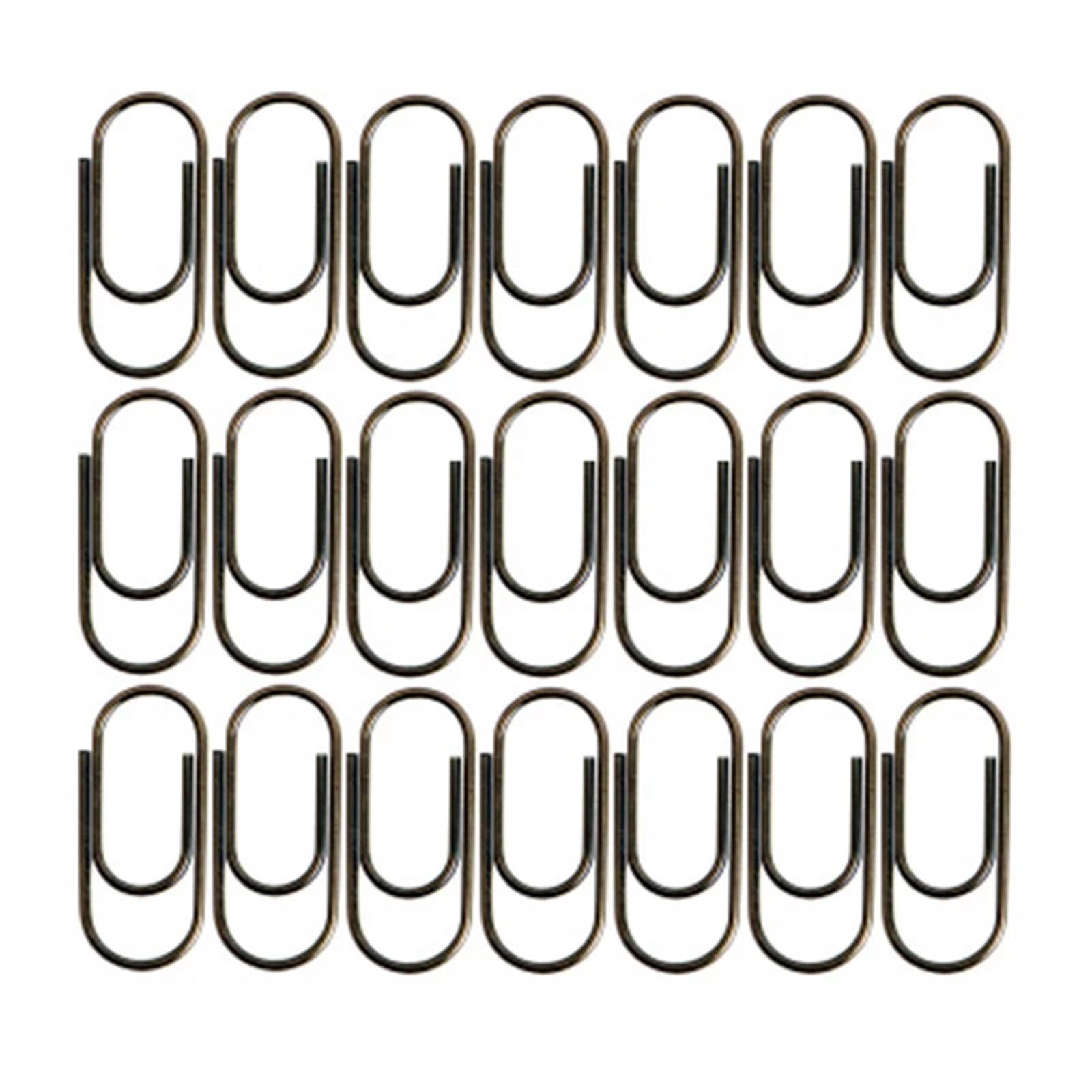 Büroklammern, 200, aus Metall, Notizklassifizierungsklammern, for Kinder und Studenten(200pcs Black)