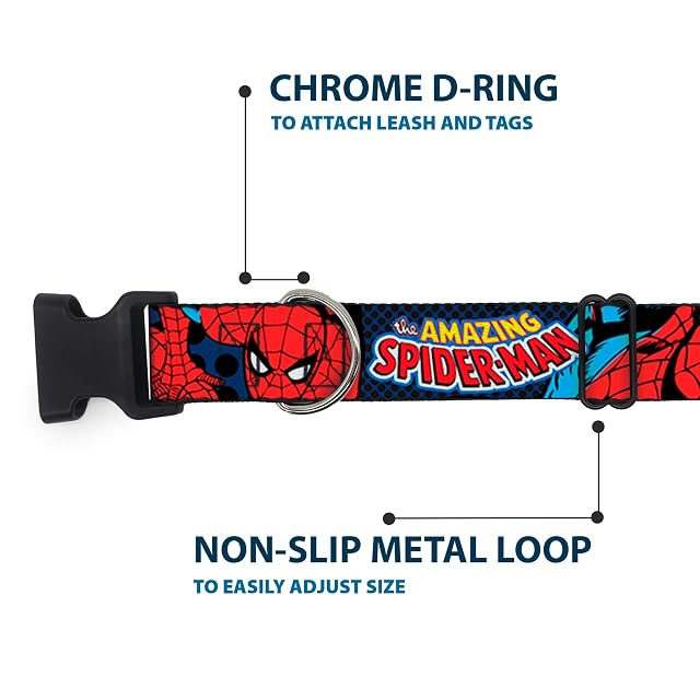 Foto 5 de 8 de Buckle Down Amazing Spider-Man - Collar con Clip de plástico