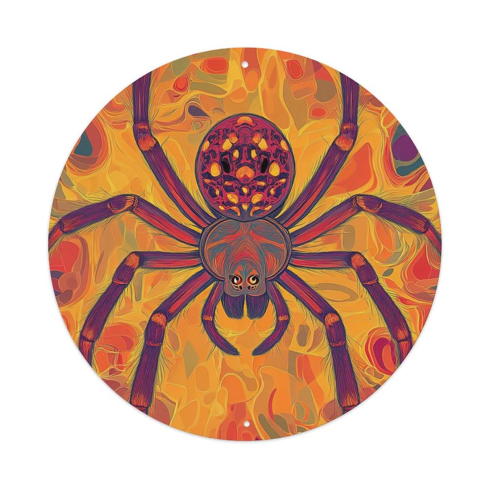 Animal Artwork The Magic Spider Metal Tin Sign