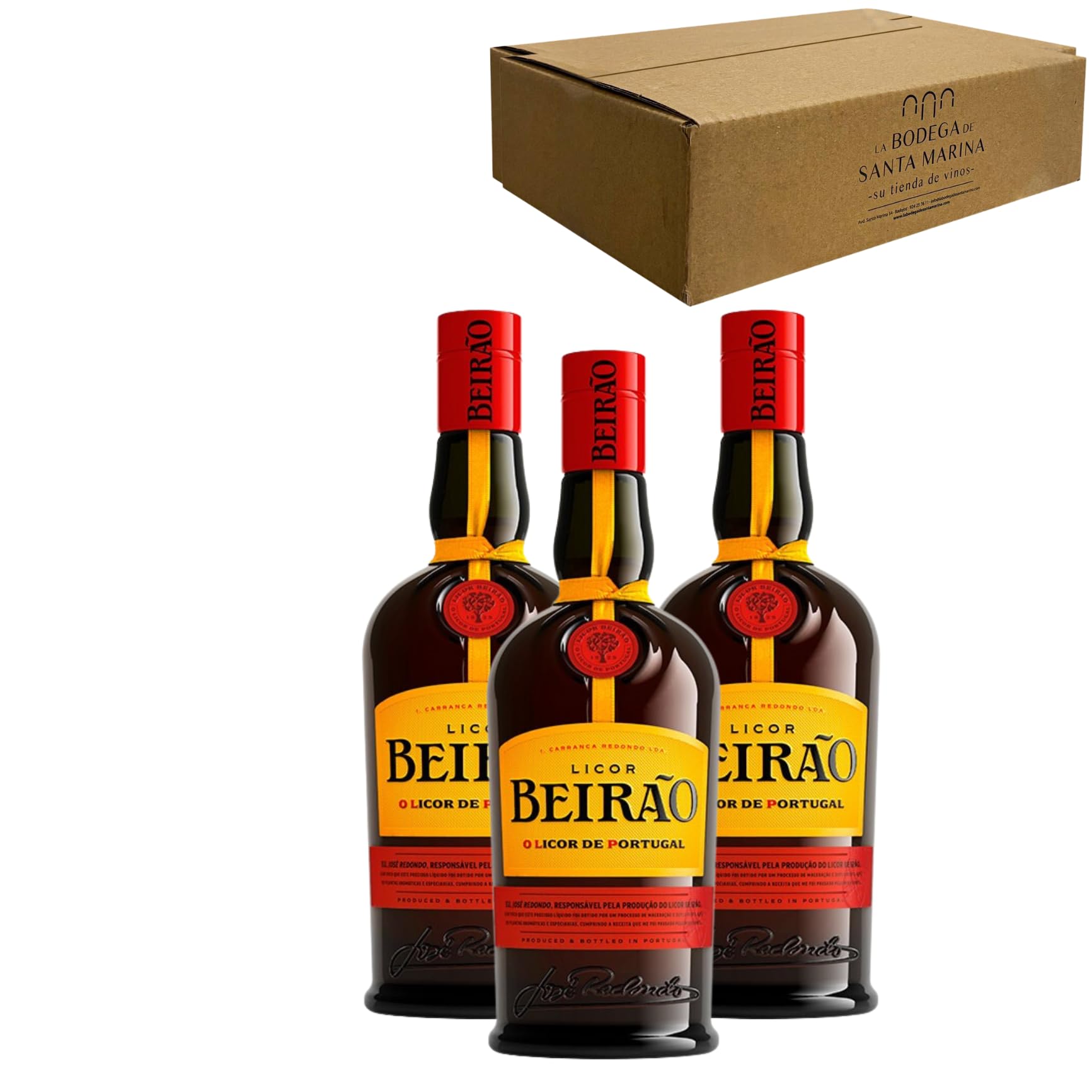 Licor Beirão - Celebra los momentos especiales con el licor perfecto Pack 3-70cl