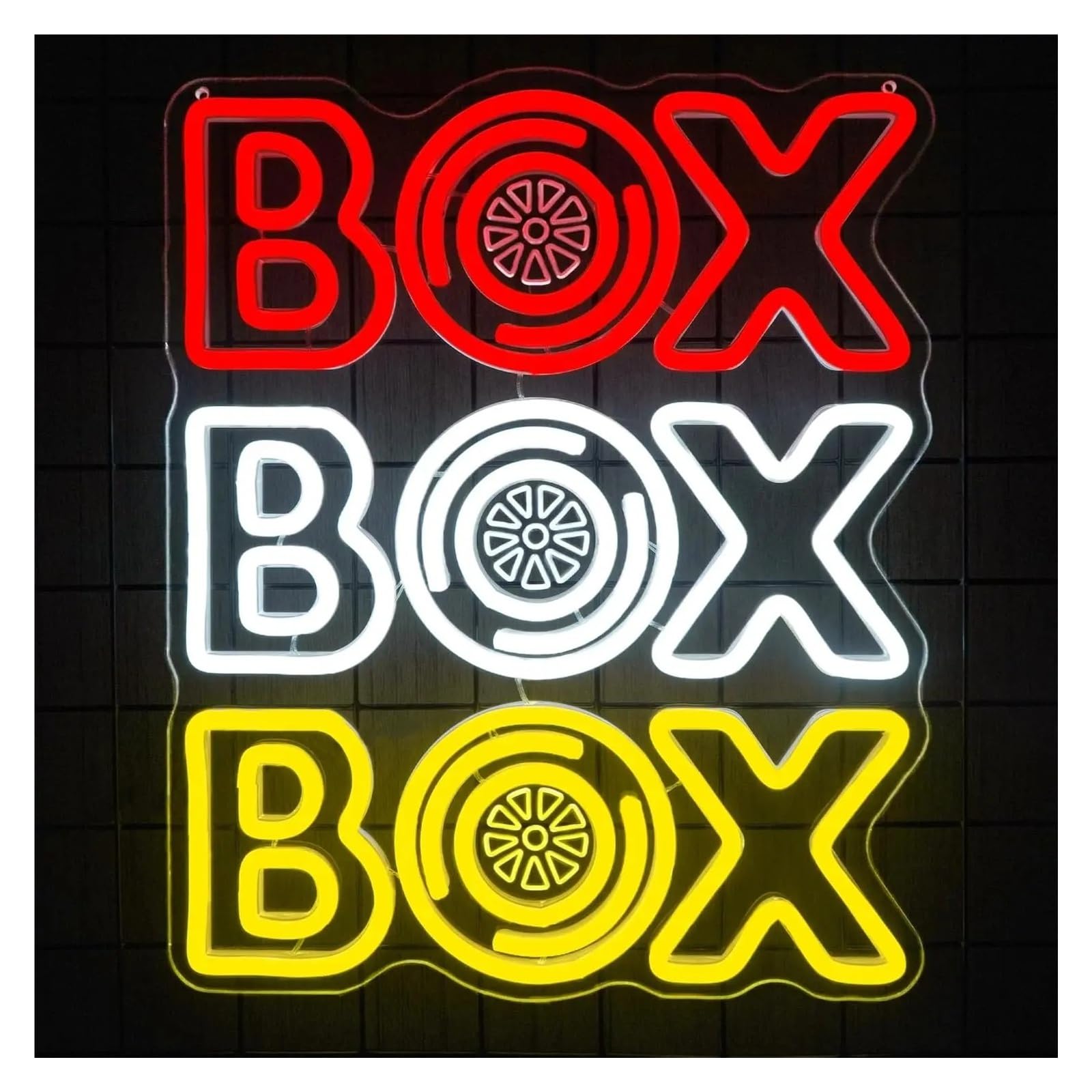 LEMST Sign Lamp Box Neon Sign USB Powered Dimmable for Game Room, Bedroom, Bar, Entertainment Decoration Wall Decor 38.1x31cm/15×12.2in