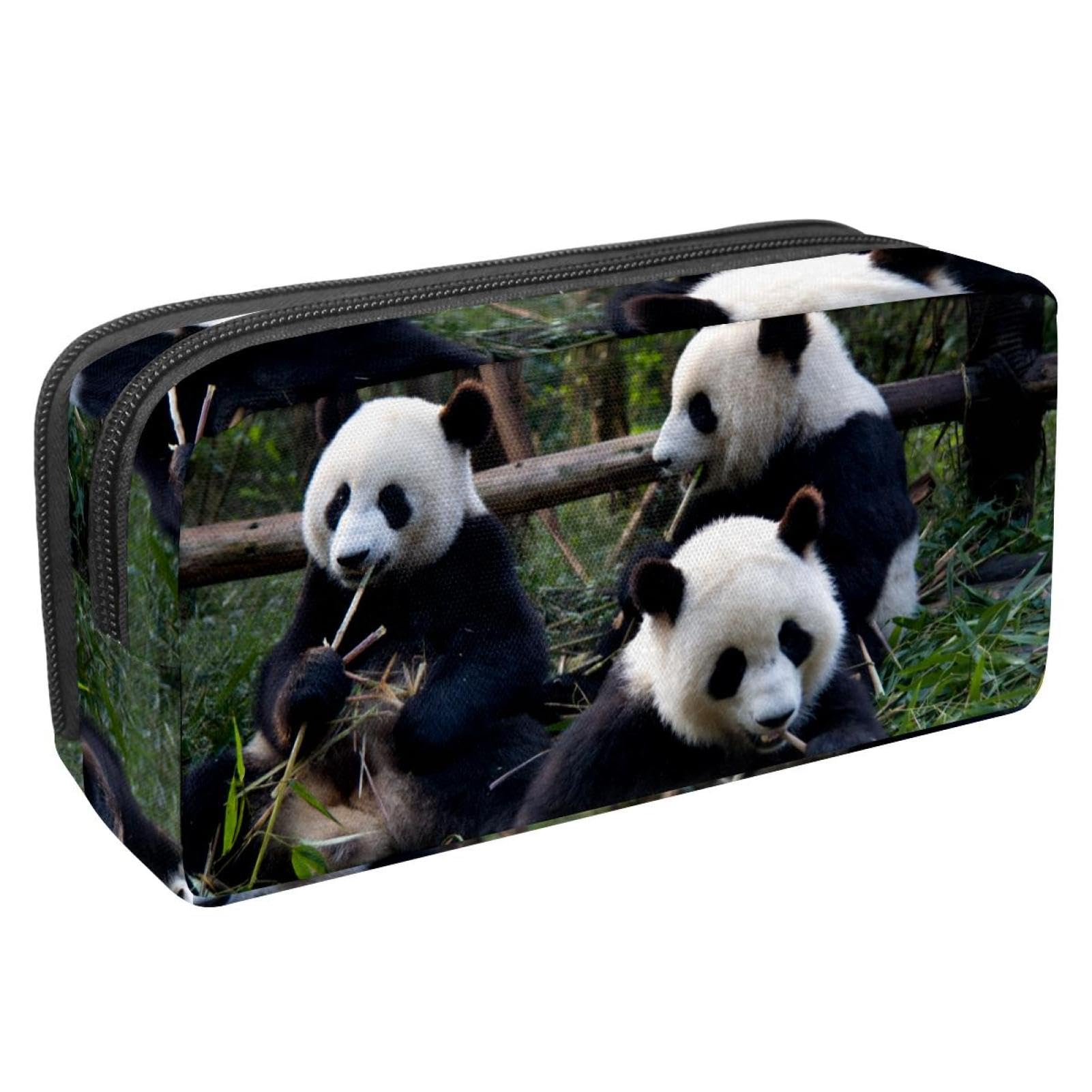 Eslifey Pencil Case, Panda Animal Large Capacity Pencil Pouch Stationery Pen Bag