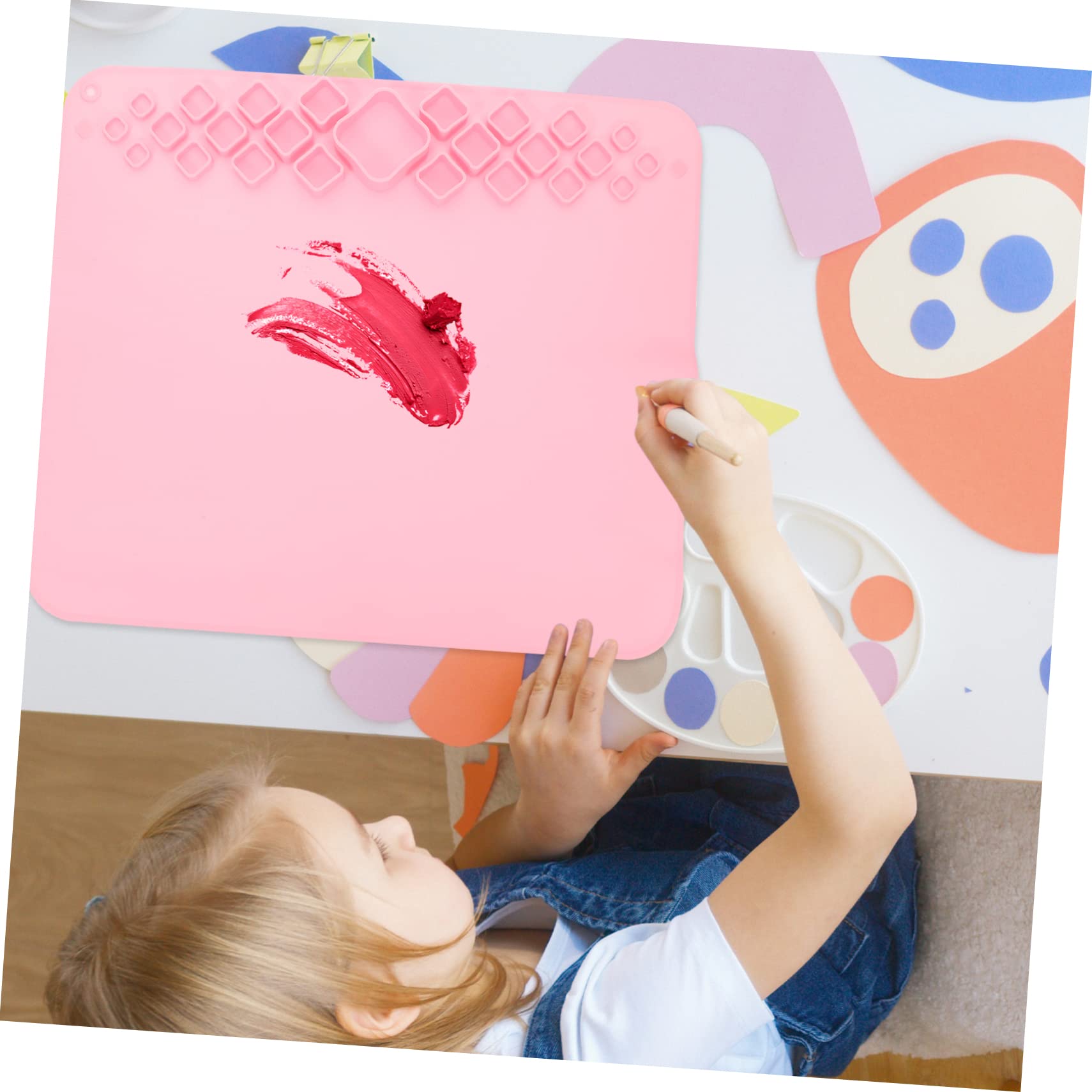 Uonlytech Silikon-bastelmatte Für DIY-projekte Gießen Und Malen Strapazierfähig Und Antihaftbeschichtet Für Kinderbastelarbeiten Und Epoxidhaltige Bastelarbeiten