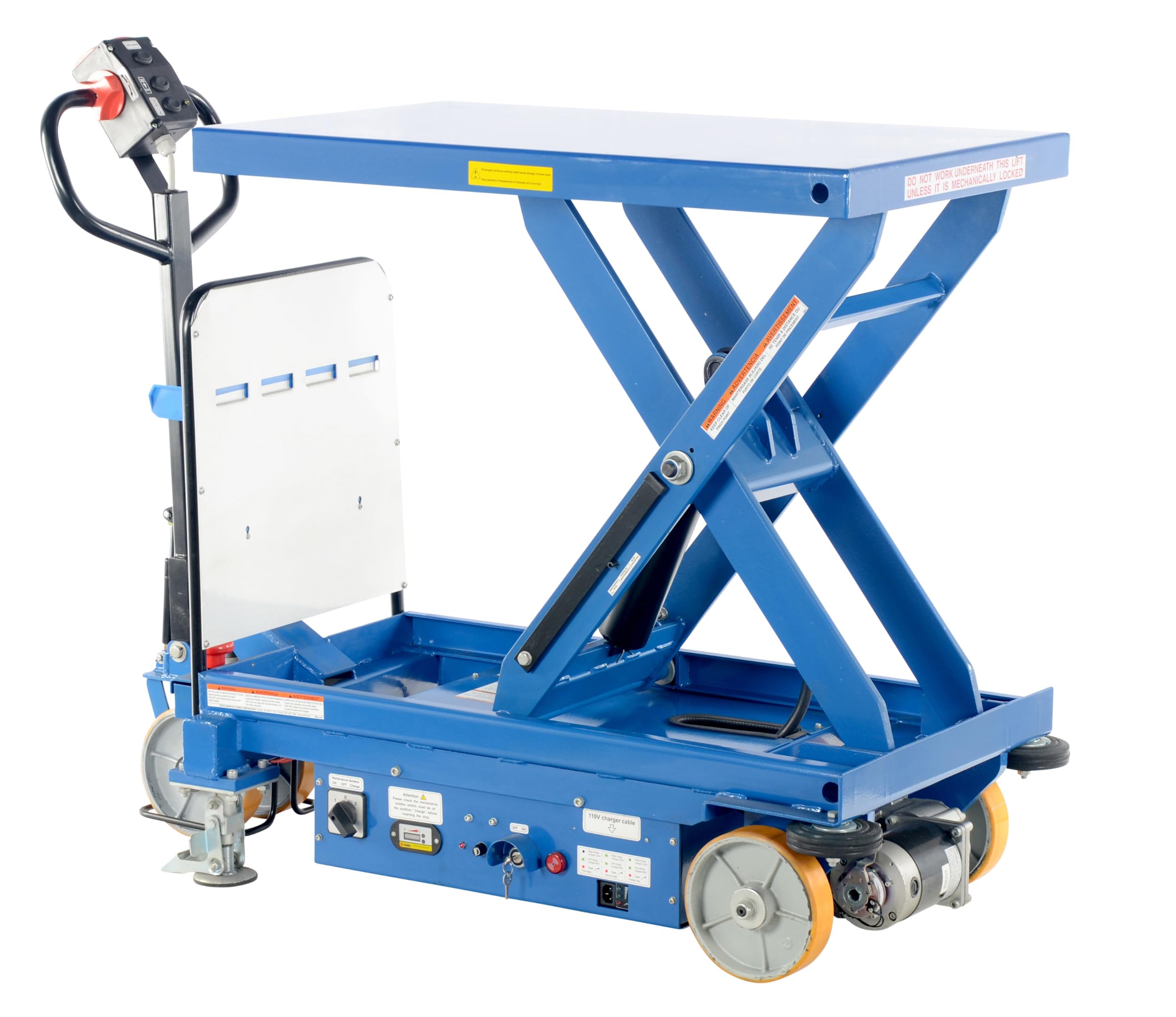 Vestil CART-1000-DC-CTD Steel Powered Drive and Powered Lift