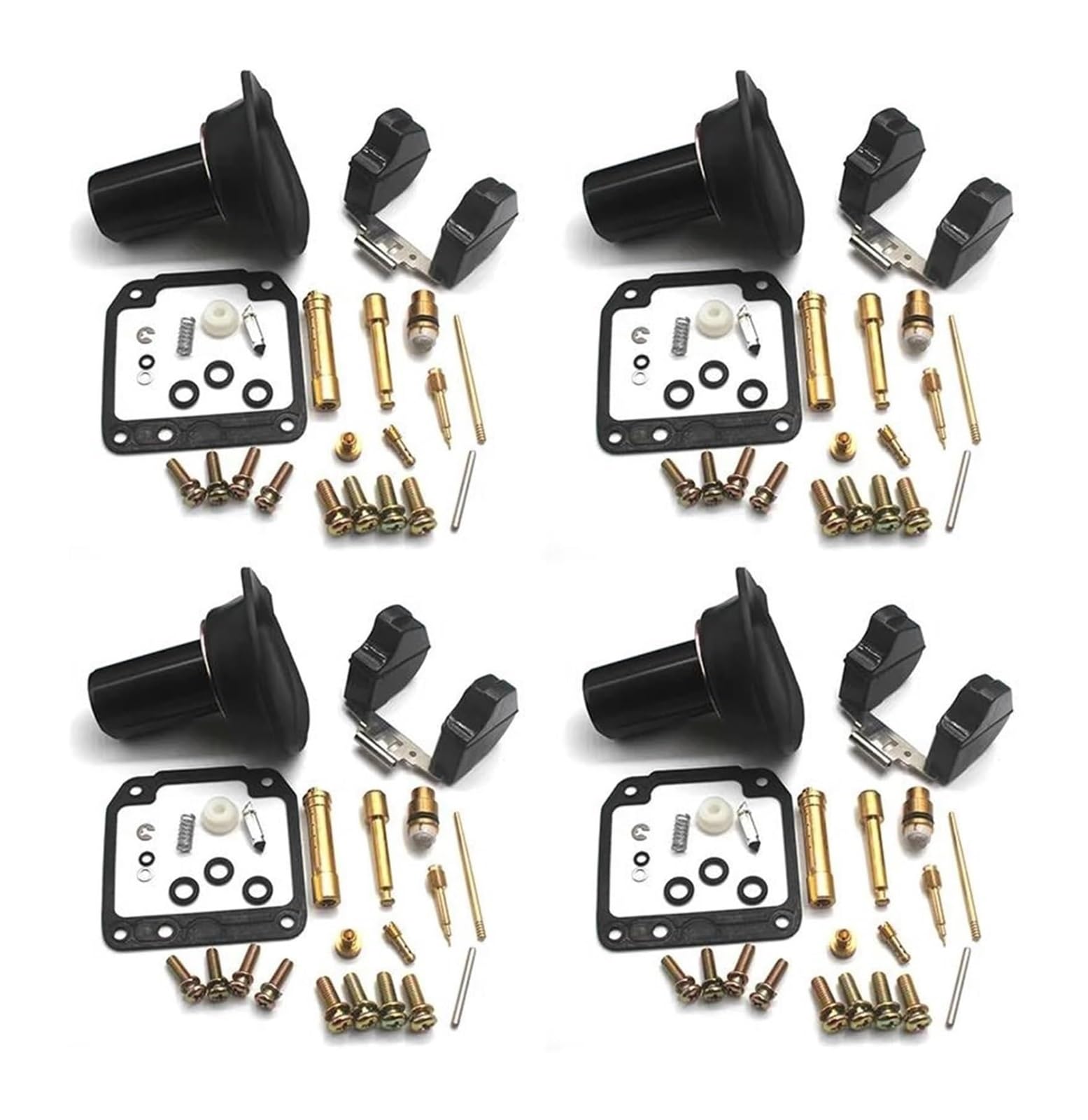 Carburador de Repuest para Yamaha XJR400 1994-1999 XJR 400 Carburador Émbolo Diafragma Flotador Membrana Vacío Herramienta Repuesto Motocicleta(Set 5)