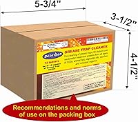 Vista 7 de Beseder - Pastillas limpiadoras de trampa de grasa para descomposición de grasa, tratamiento de trampa de grasa y eliminación de olores