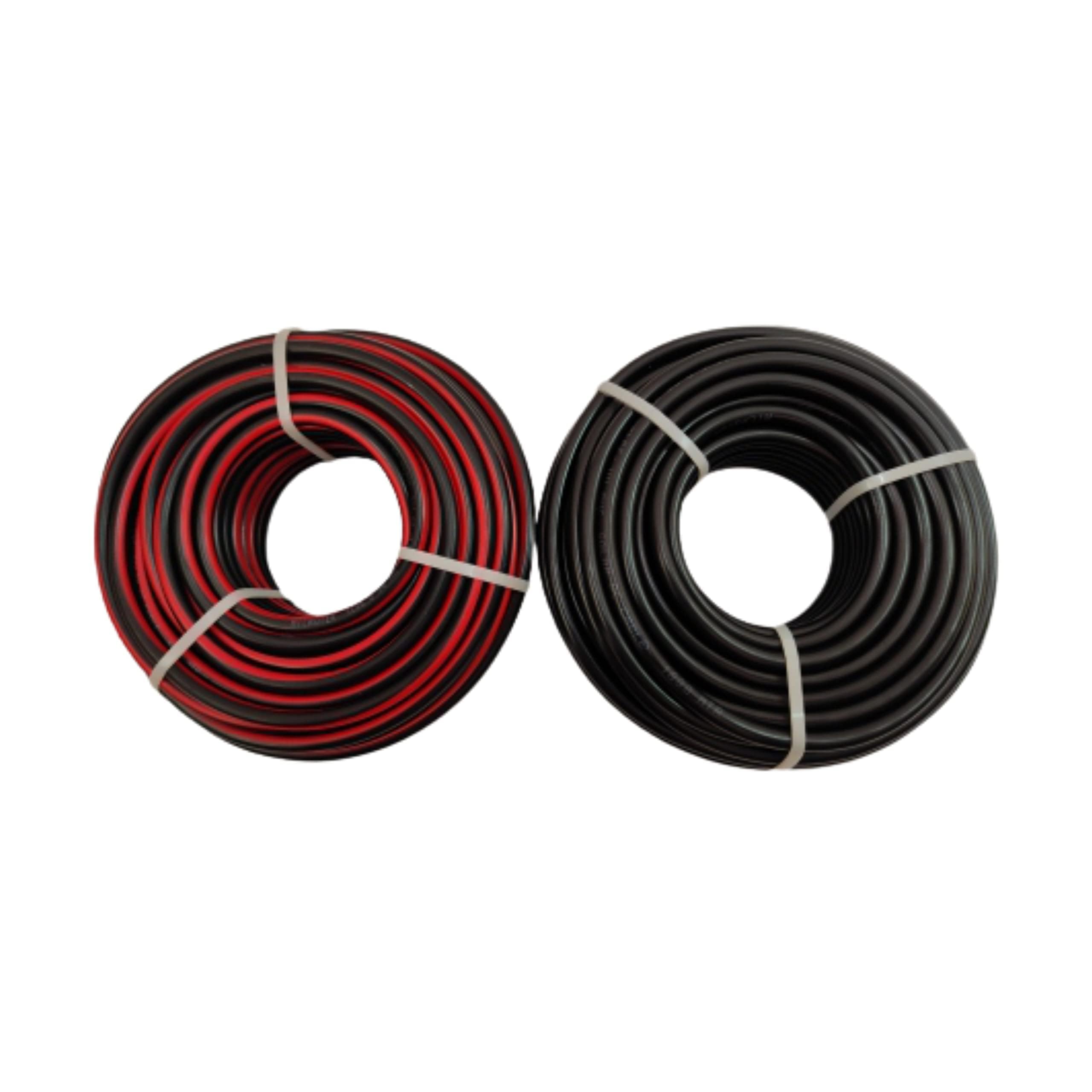 4 sq.mm DC Cable Tinned Copper UV Protected Cable (15M RED-BLACK & 15M BLACK)-image-0