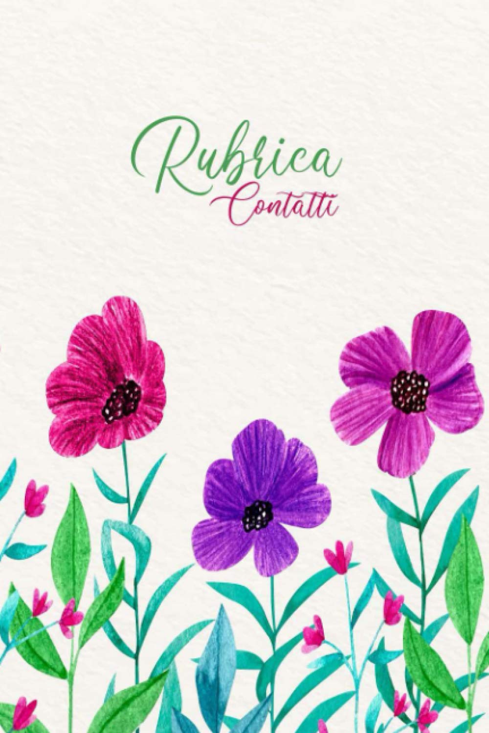 Rubrica Contatti: Diario dei Contatti con Oltre 400 Spazi | Blocco Note per Tenere Insieme le Informazioni di Contatto (indirizzi, numeri di telefono ed e-mail), 6x9 Formato