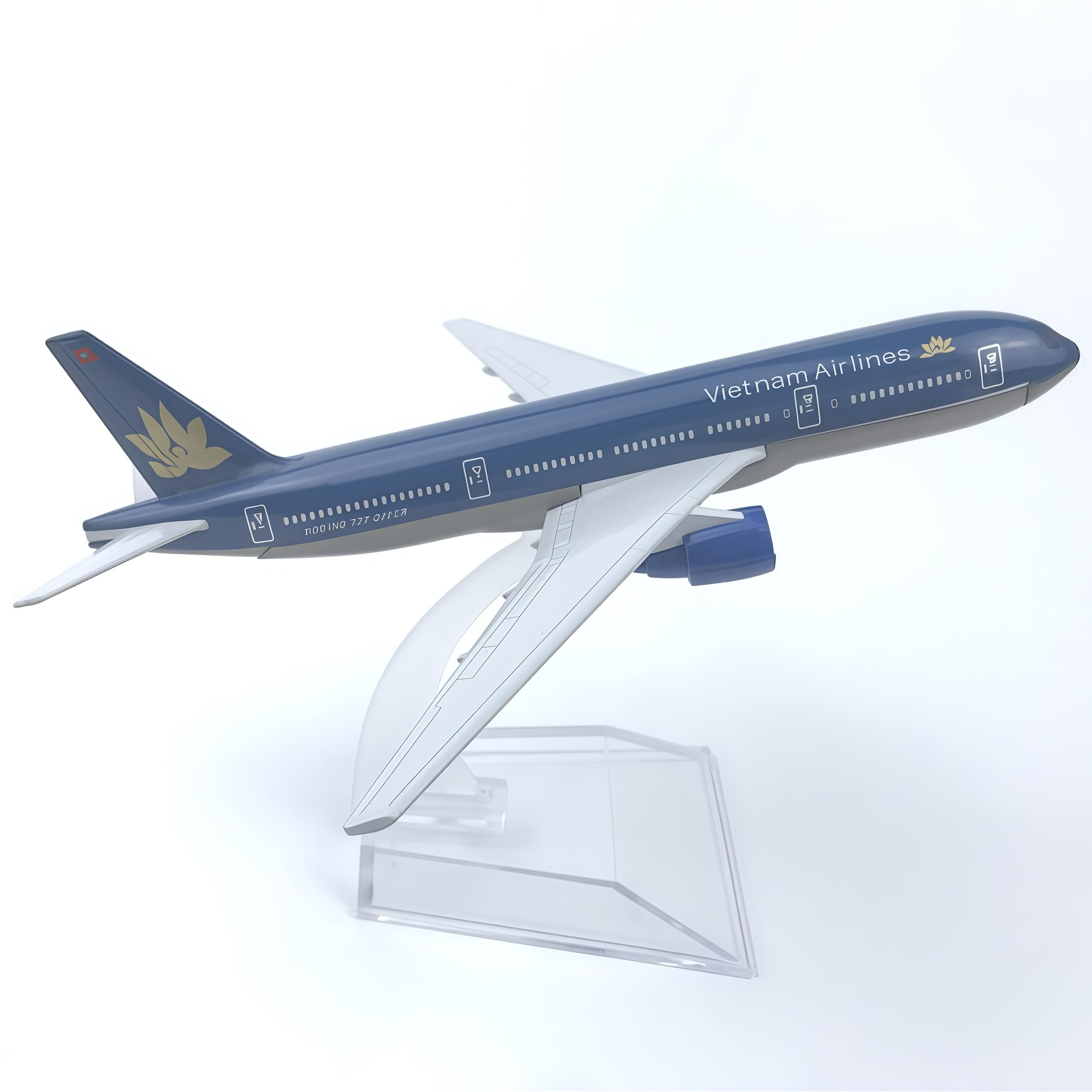 LGSRSNXHTX Vietnam Airlines B777 Airplane Model Golden Lotus Diecast Metal Alloy 1:400 Scale Collectible Display Gift