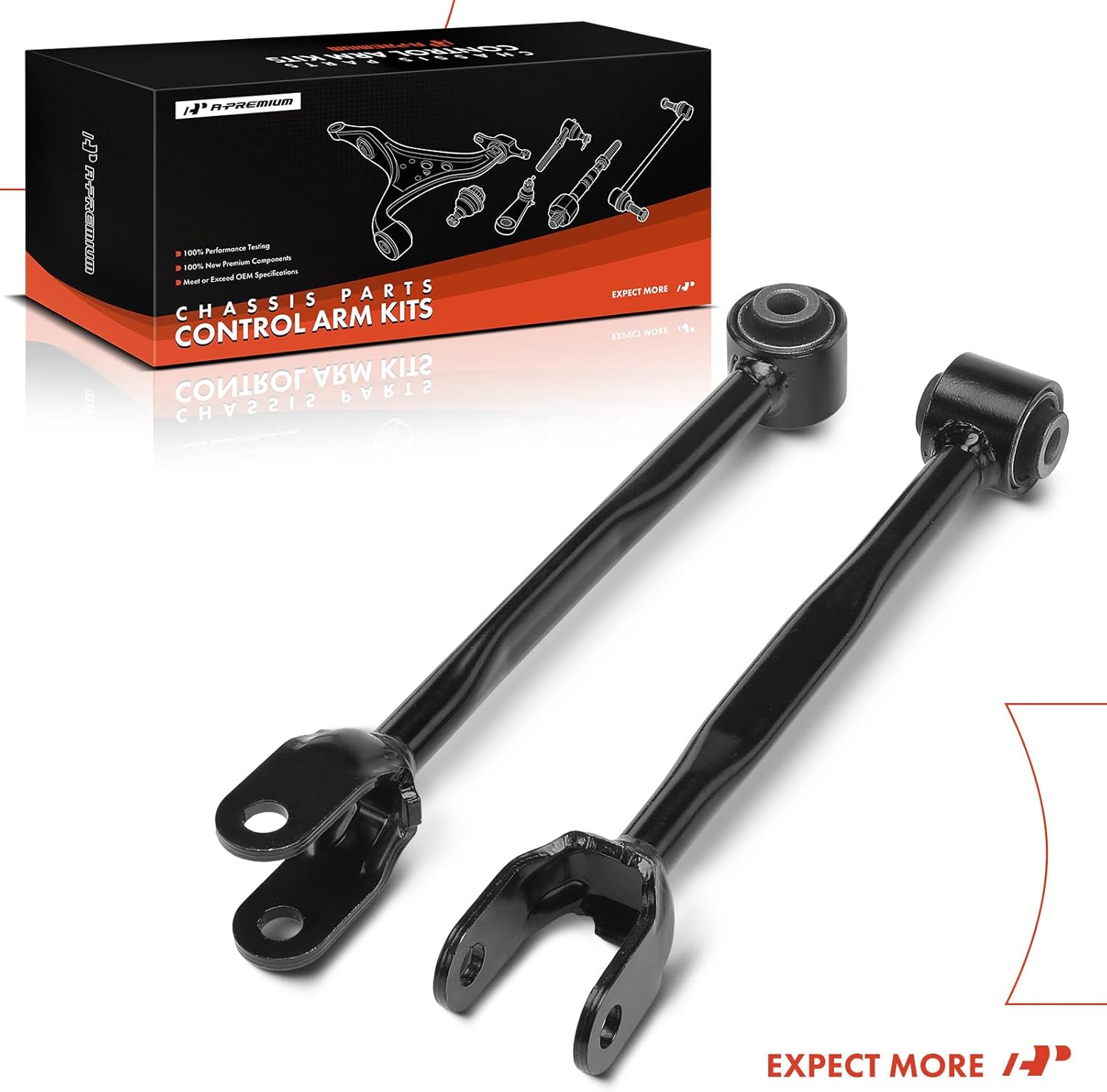 A-Premium 2 x Rear Suspension Lateral Arms, Compatible with Nissan Altima 2007-2013