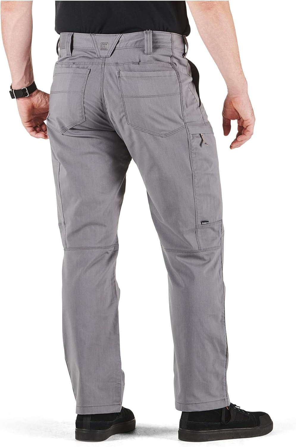 5.11 Tactical Men's Apex Cargo Work Pants, Flex-Tac Stretch Fabric, Gusseted, Water Resistant Finish, Style 74434ABR - Image 3