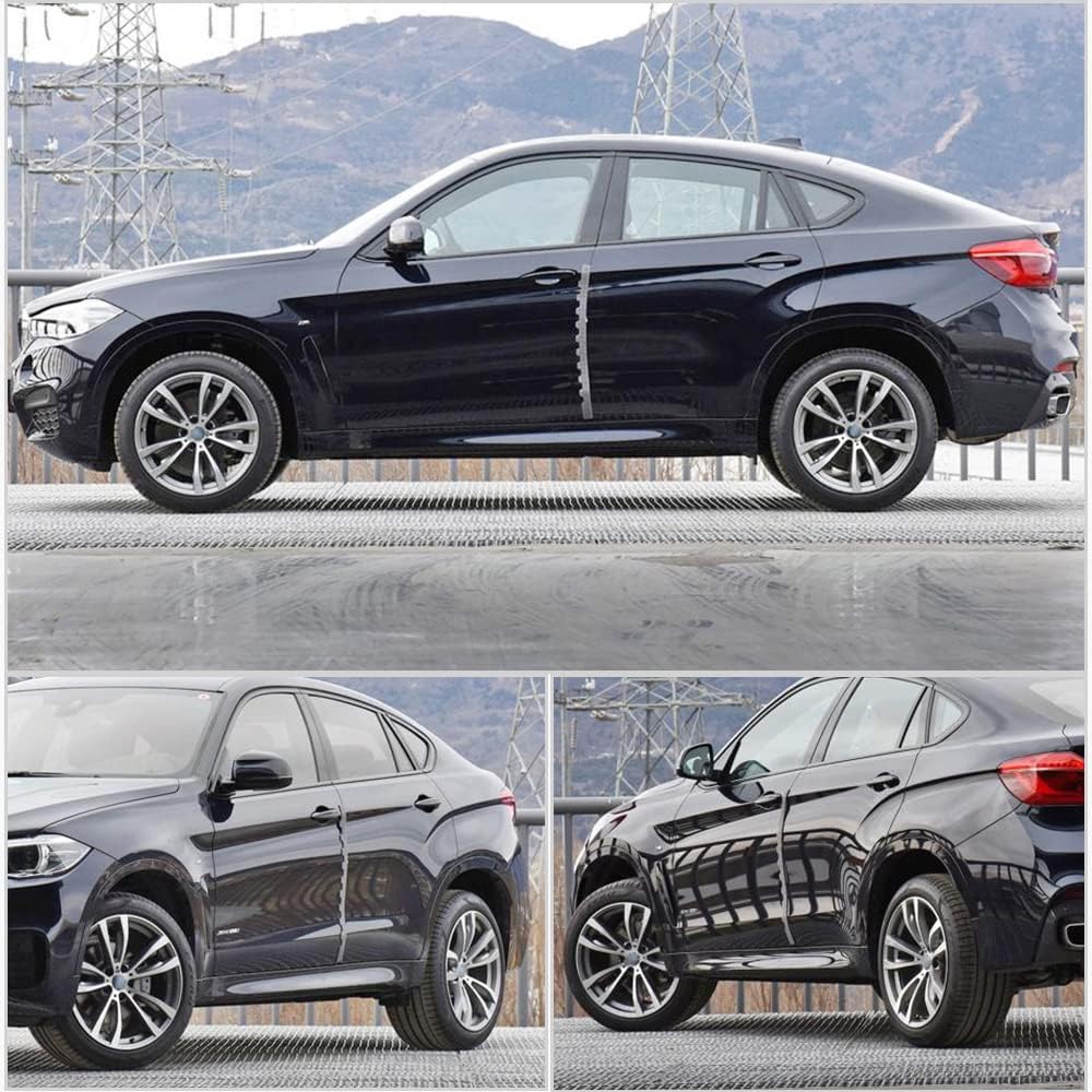 X6 F16 Fender Flares for BMW X6 F16 X6M F86 Sport Utility 4-Door 2015-2018 Black PP Car Fender Flares Arches Wheel Eyelid Eyebrow(4PCS)