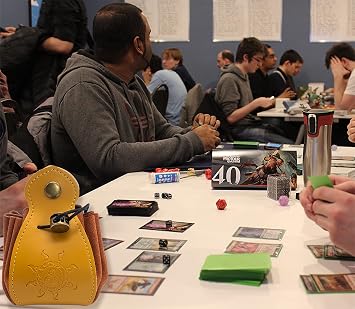 2パック ドローストリング レザー Dnd サイコロバッグ Rpg サイコロポーチ 折りたたみ式トレイと収納バッグ D&dサイコロ ジュエリー コイン 鍵 その他の小さなアクセサリー用