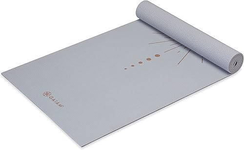 Vista 23 de Gaiam - Alfombrilla de yoga, 6 mm, extra gruesa, antideslizante, de primera calidad, para todo tipo de yoga, pilates y ejercicios en el suelo