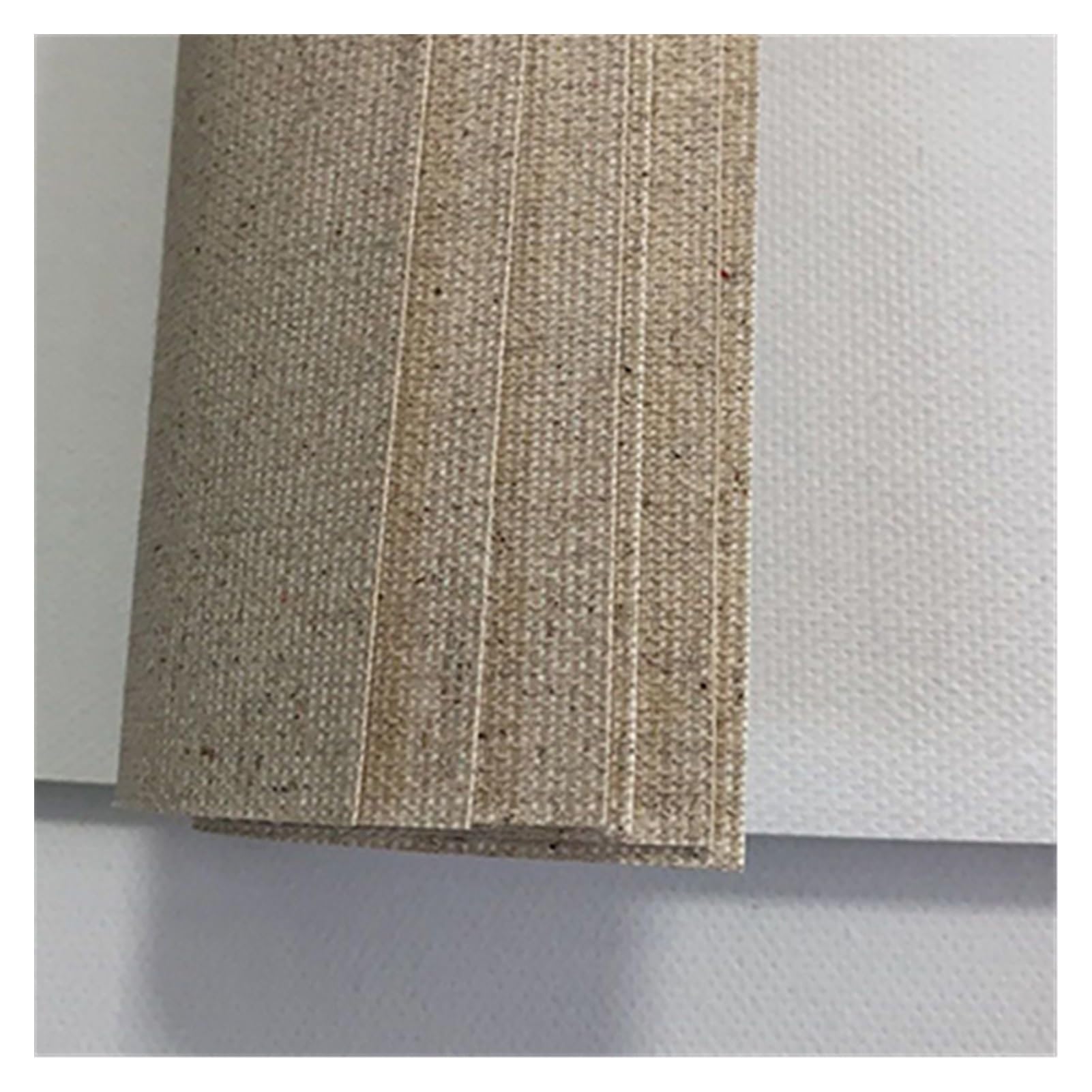Rouleau de toile vierge Toile vierge avec amorce mélangée en lin, utilisée pour la toile de peinture à l'huile de haute qualité, toile de fournitures d'art de lin étanche peindre lot ( Color : 40X40cm